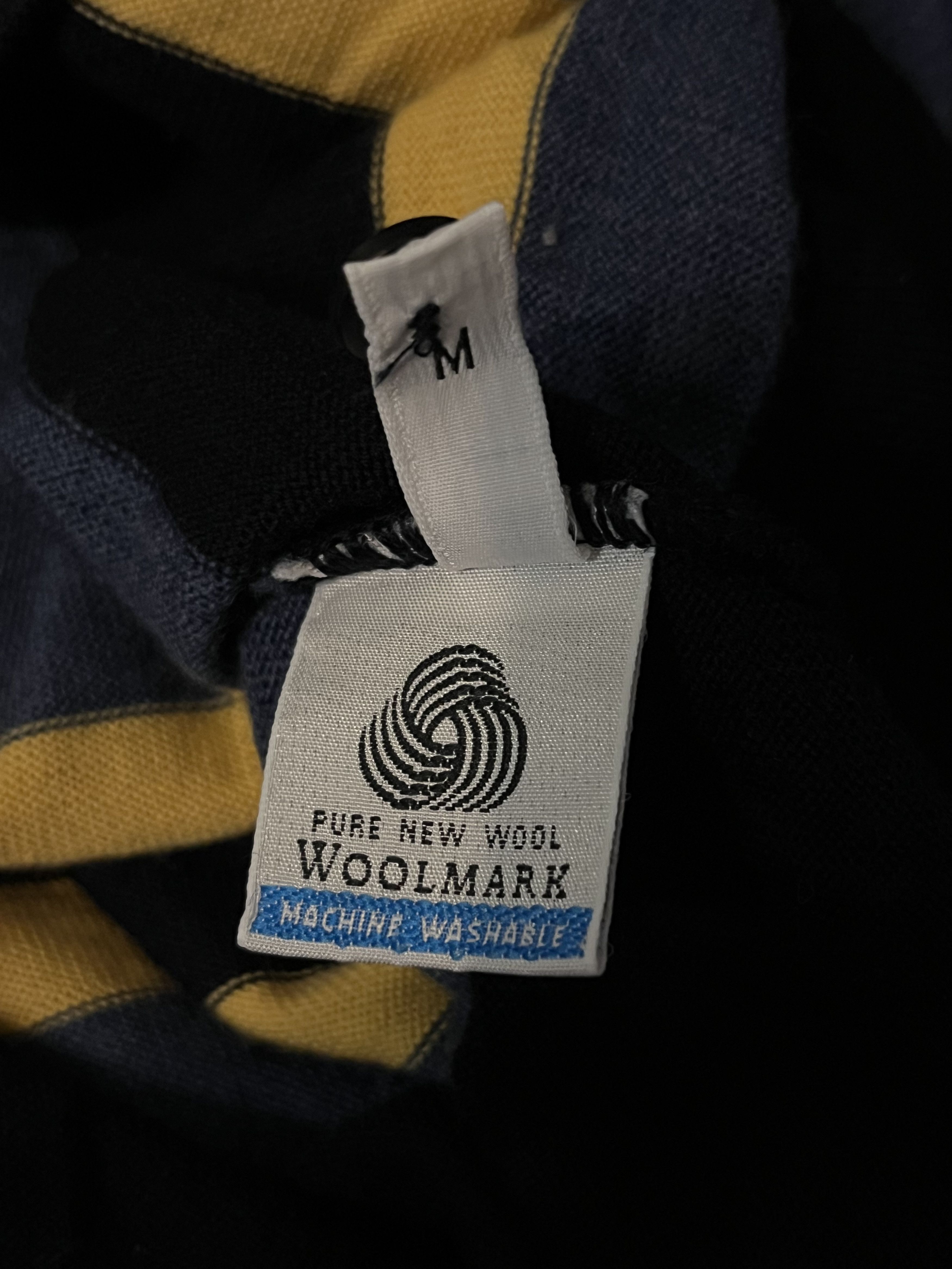 Paul & Shark × Vintage Vintage 90s Paul & Shark Pure New Wool Longsleeve Polo Size US M / EU 48-50 / 2 - 7 Thumbnail
