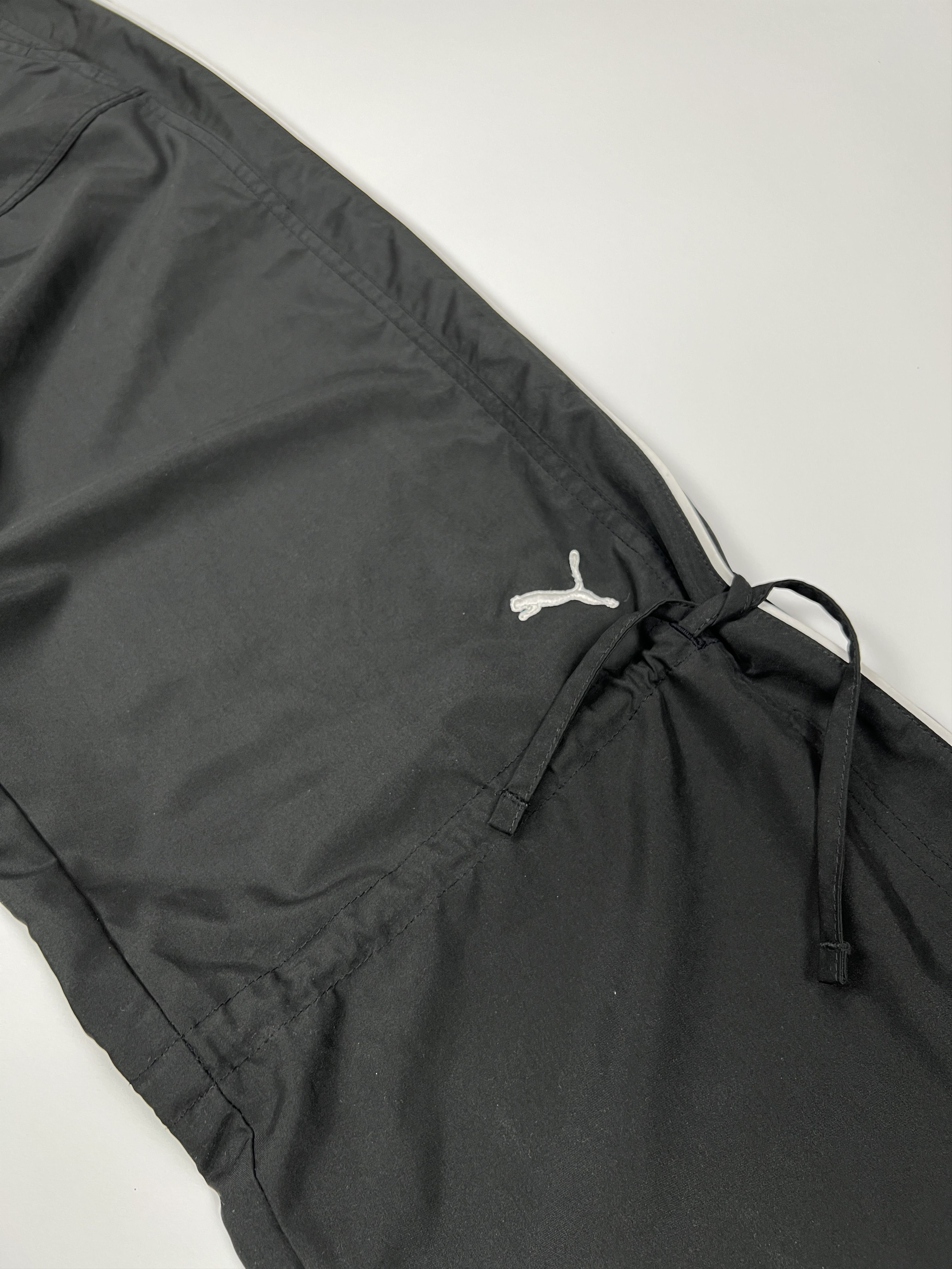 Puma Vintage 00s Puma Parachute Bondage Track Pants Wide Fit Size 29" - 6 Thumbnail