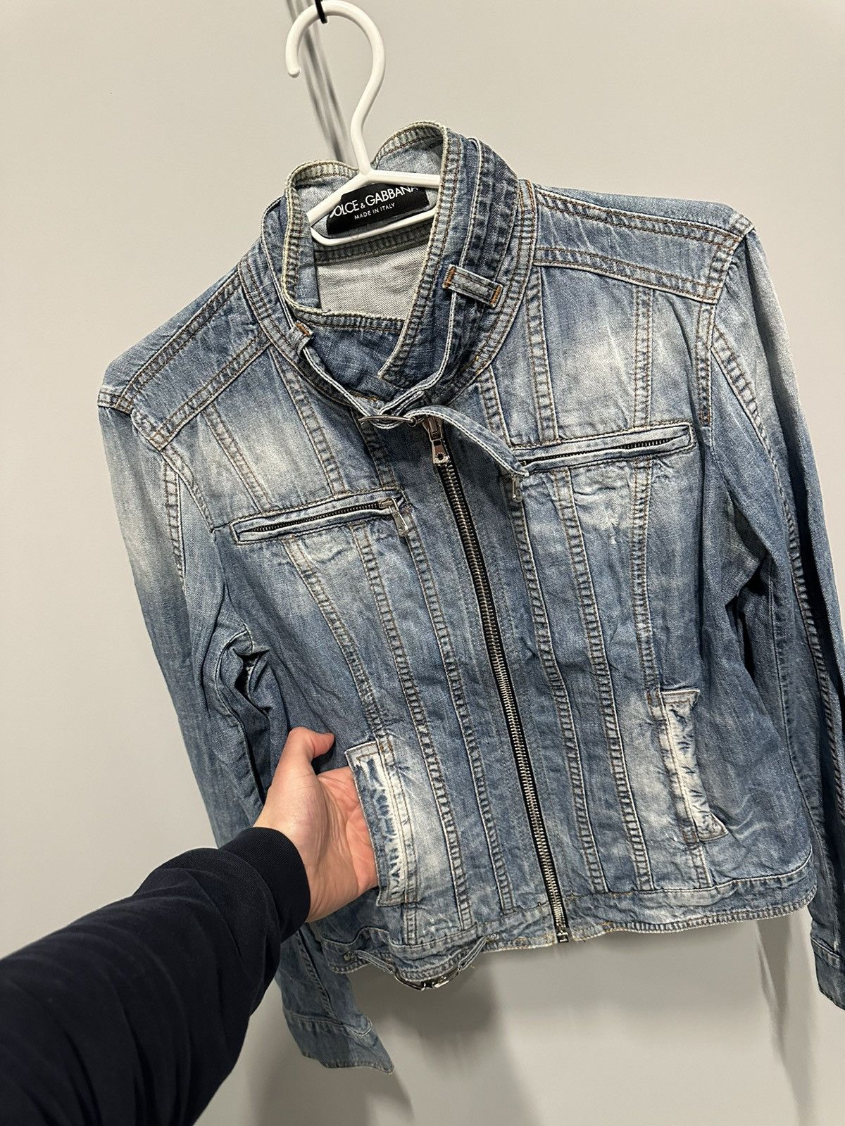 Dolce & Gabbana Vintage Archival Dolce & Gabbana 00s Y2K Denim Jacket Size M / US 6-8 / IT 42-44 - 5 Thumbnail