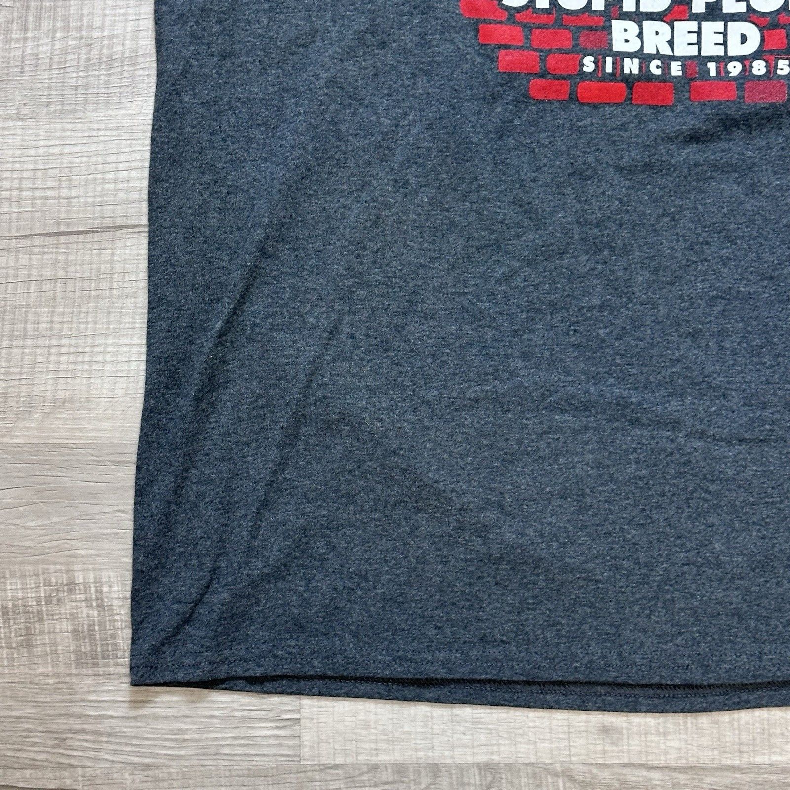 Gildan Dick's Last Resort Helping Stupid People Breed Funny Tee Size US XL / EU 56 / 4 - 2 Thumbnail