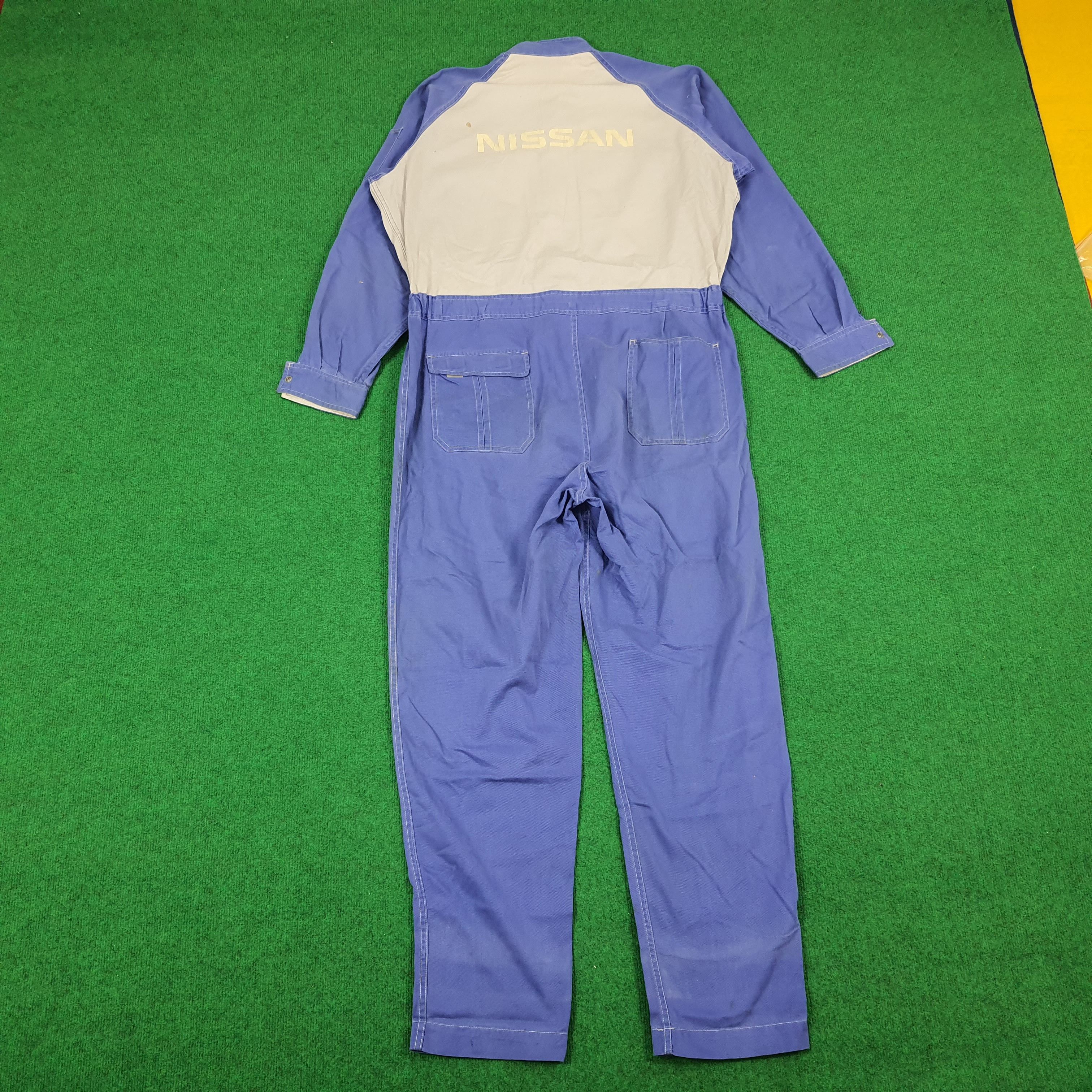 Japanese Brand Vintage Nissan Motorsports Japanese Brand Racing Coverall Size US XL / EU 56 / 4 - 4 Thumbnail