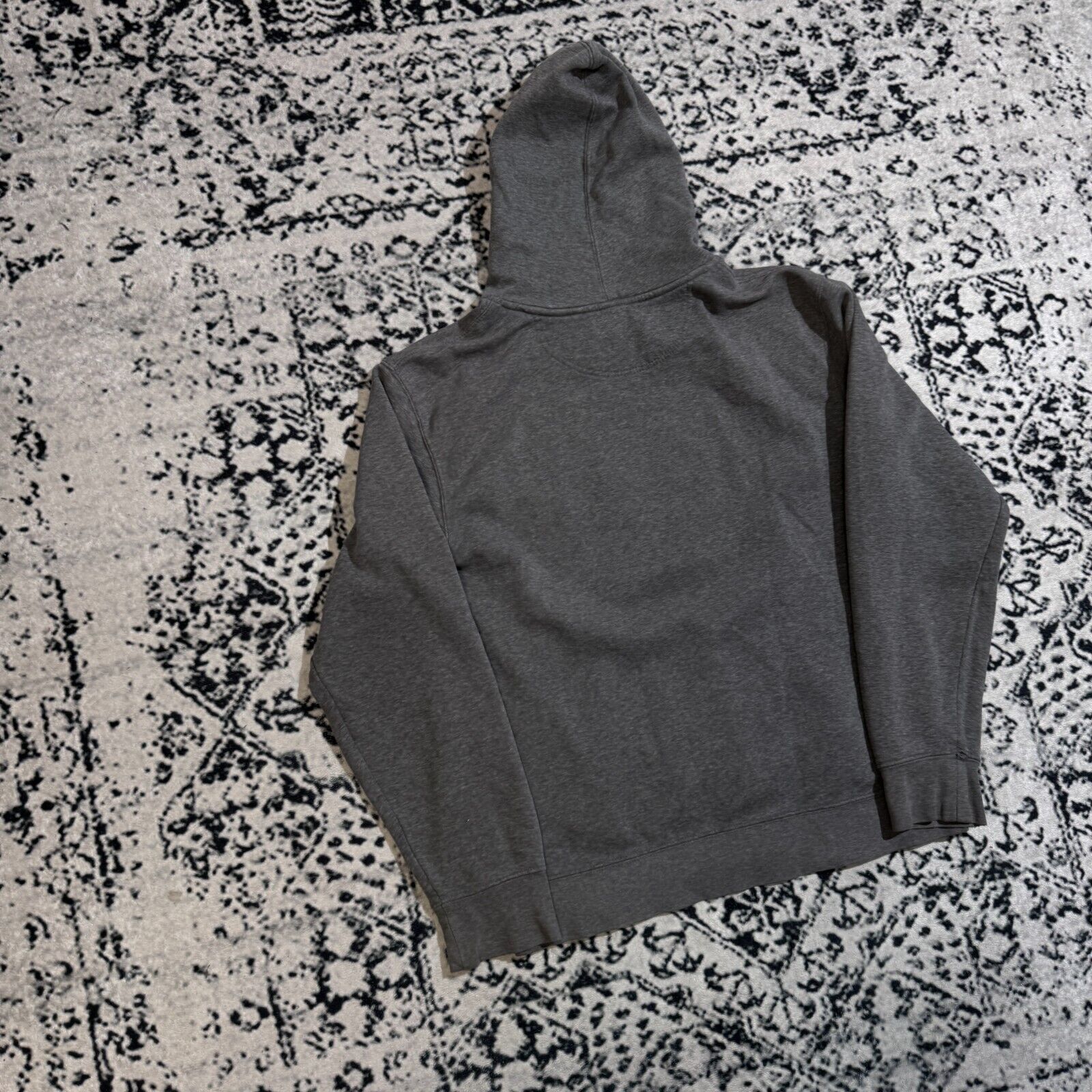 Vintage Vintage Unisex Grey Cotton Hoodie Size M Regular Fit Size US M / EU 48-50 / 2 - 9 Thumbnail