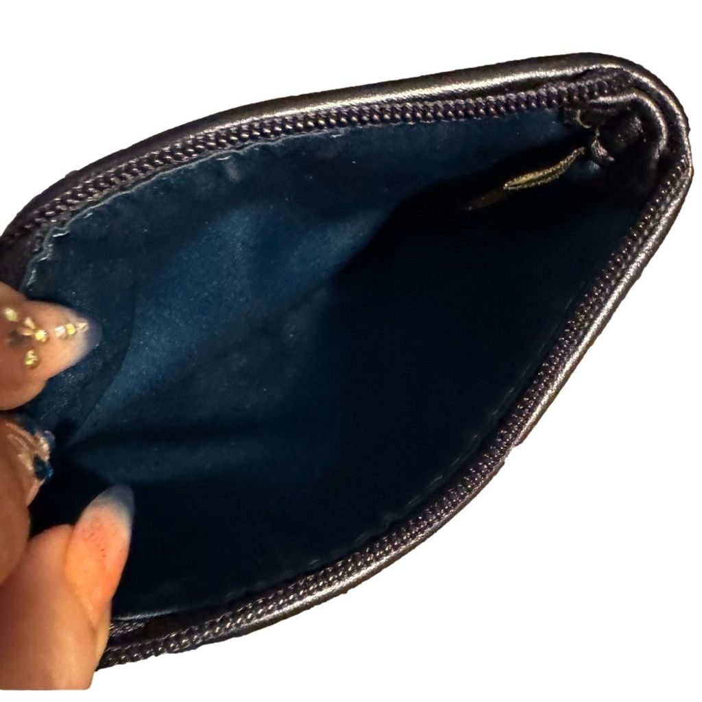 Coach Coach Blue Sequin Wristlet Signature C Hardware EUC Size ONE SIZE - 7 Thumbnail