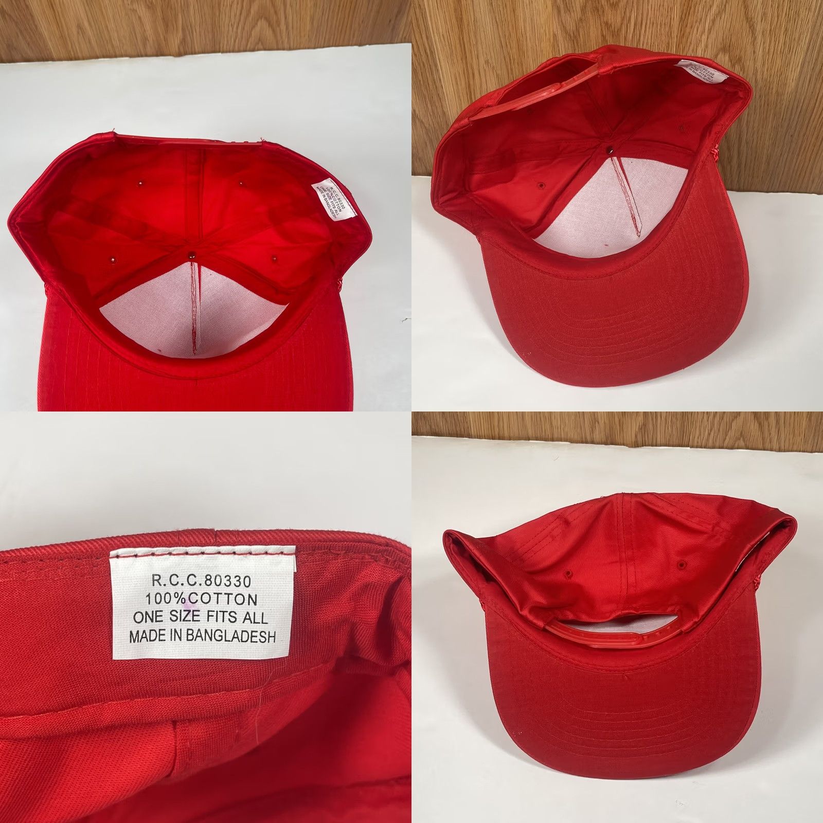 Roper VINTAGE Leighton A White Contracting Services Red Snapback Rope Trucker Hat Cap Men Size ONE SIZE - 8 Thumbnail