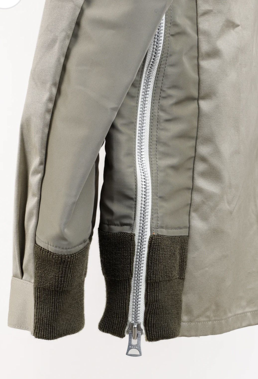 Sacai SACAI Cotton Twill & Nylon Shirt Jacket Blouson Size US S / EU 44-46 / 1 - 11 Thumbnail