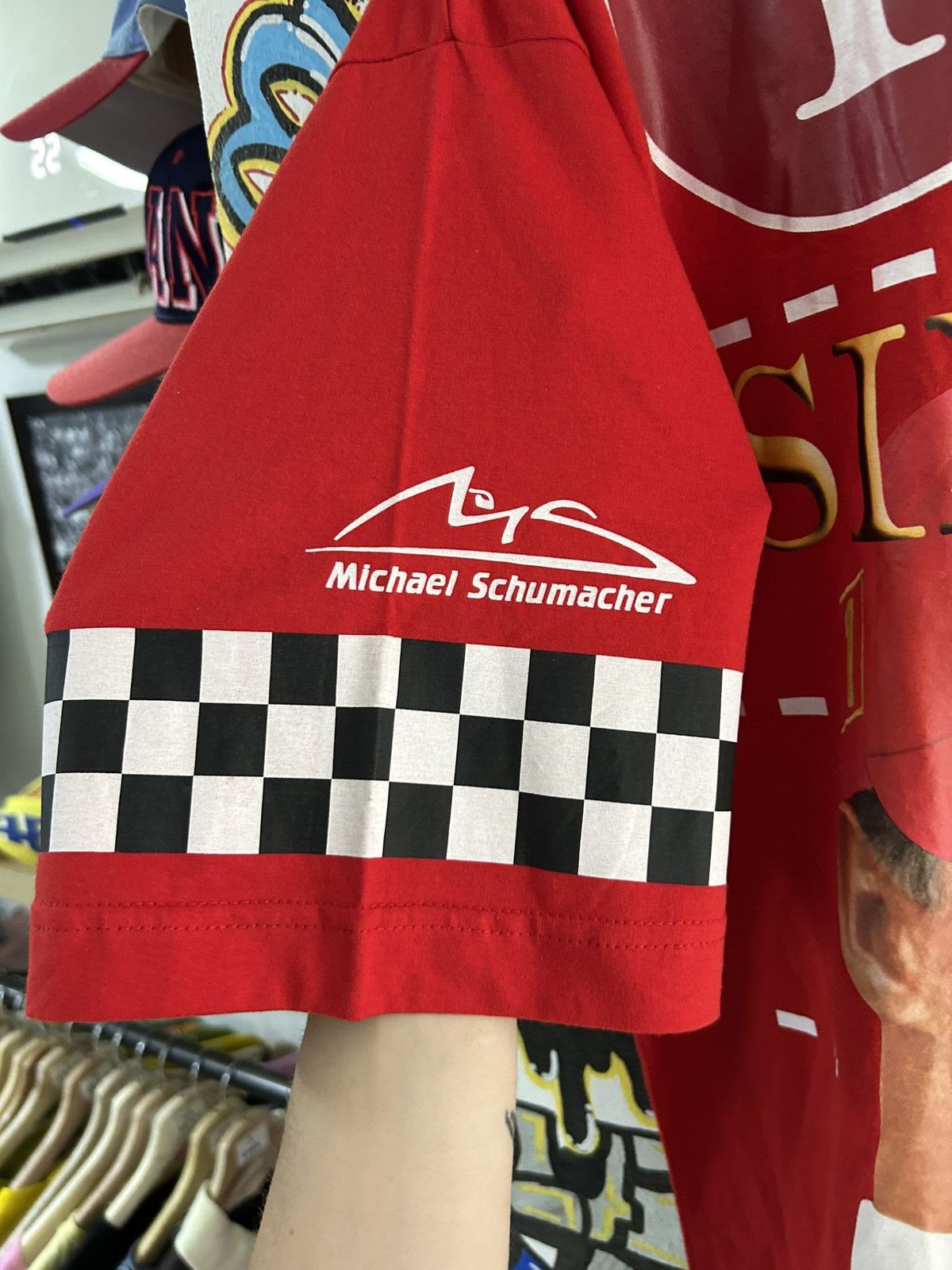 Ferrari × Formula 1 × Vintage Brand New 199 Michael Schumacher F1 Tee Size US XL / EU 56 / 4 - 3 Thumbnail