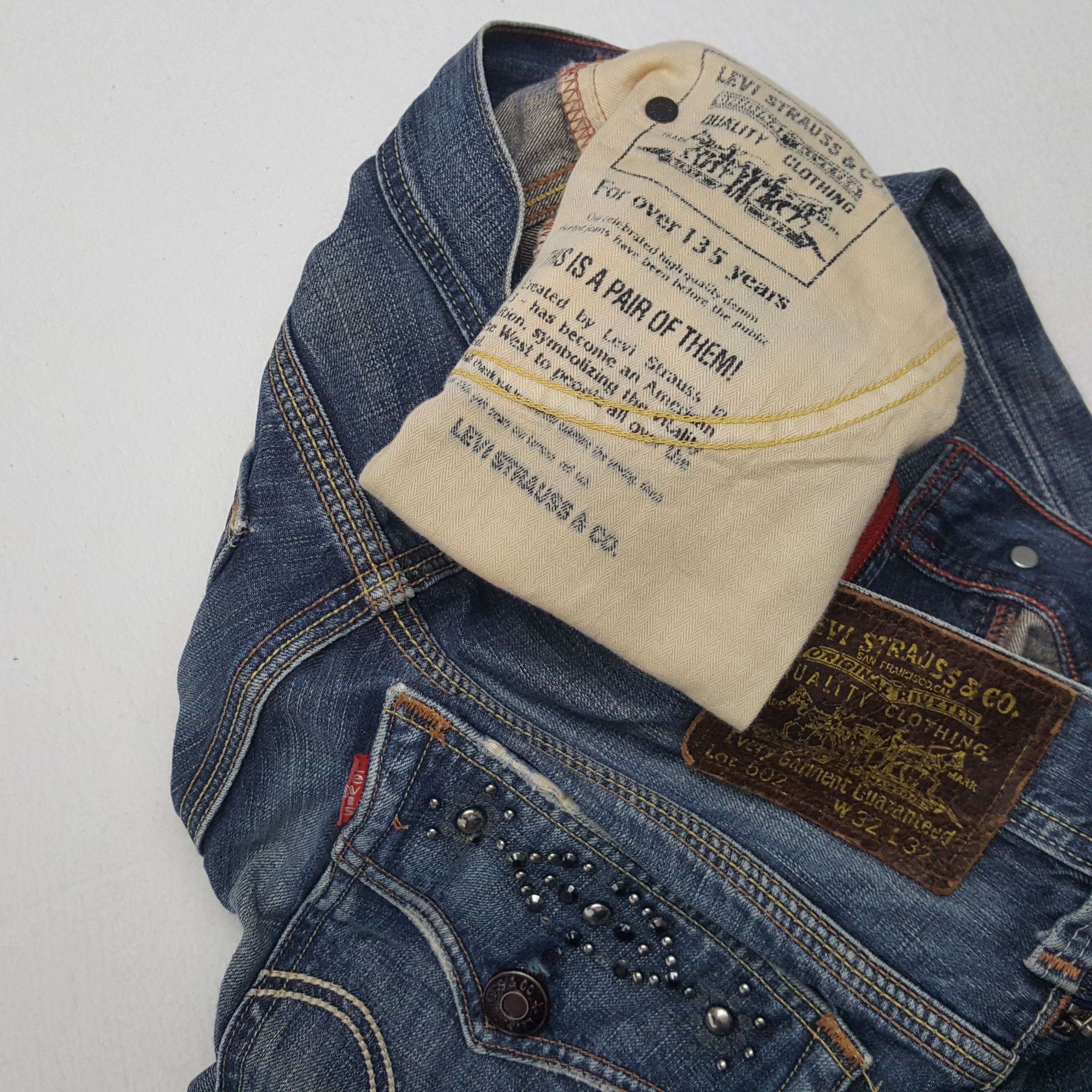 Levi's × Vintage LEVI'S Jeans Daily Streetwear Style Size US 33 - 14 Thumbnail