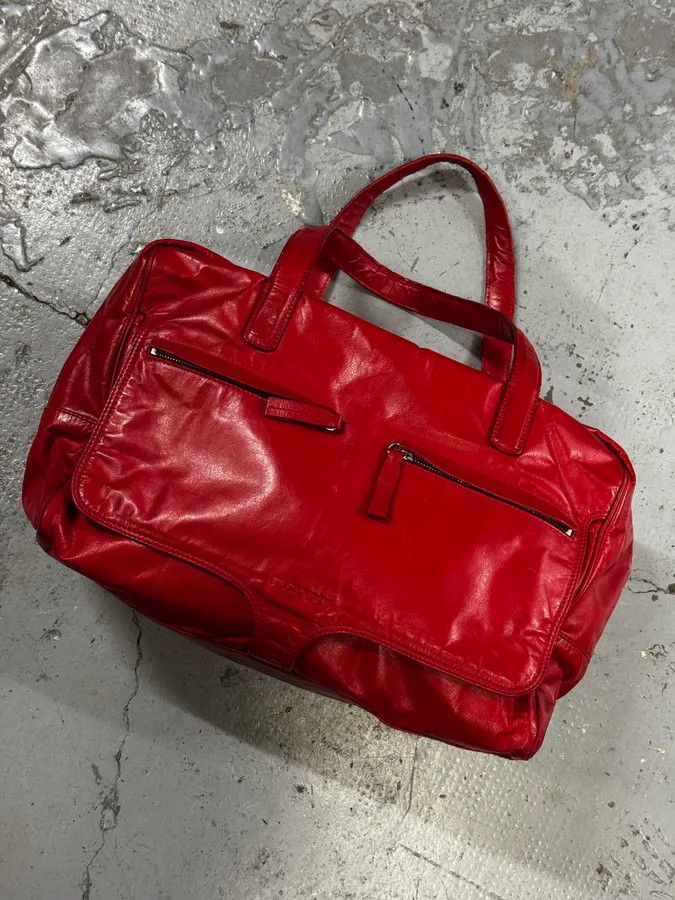 Jil Sander Jil Sander Red Tactical Multi-Pocket Handle Bag Size ONE SIZE - 5 Thumbnail