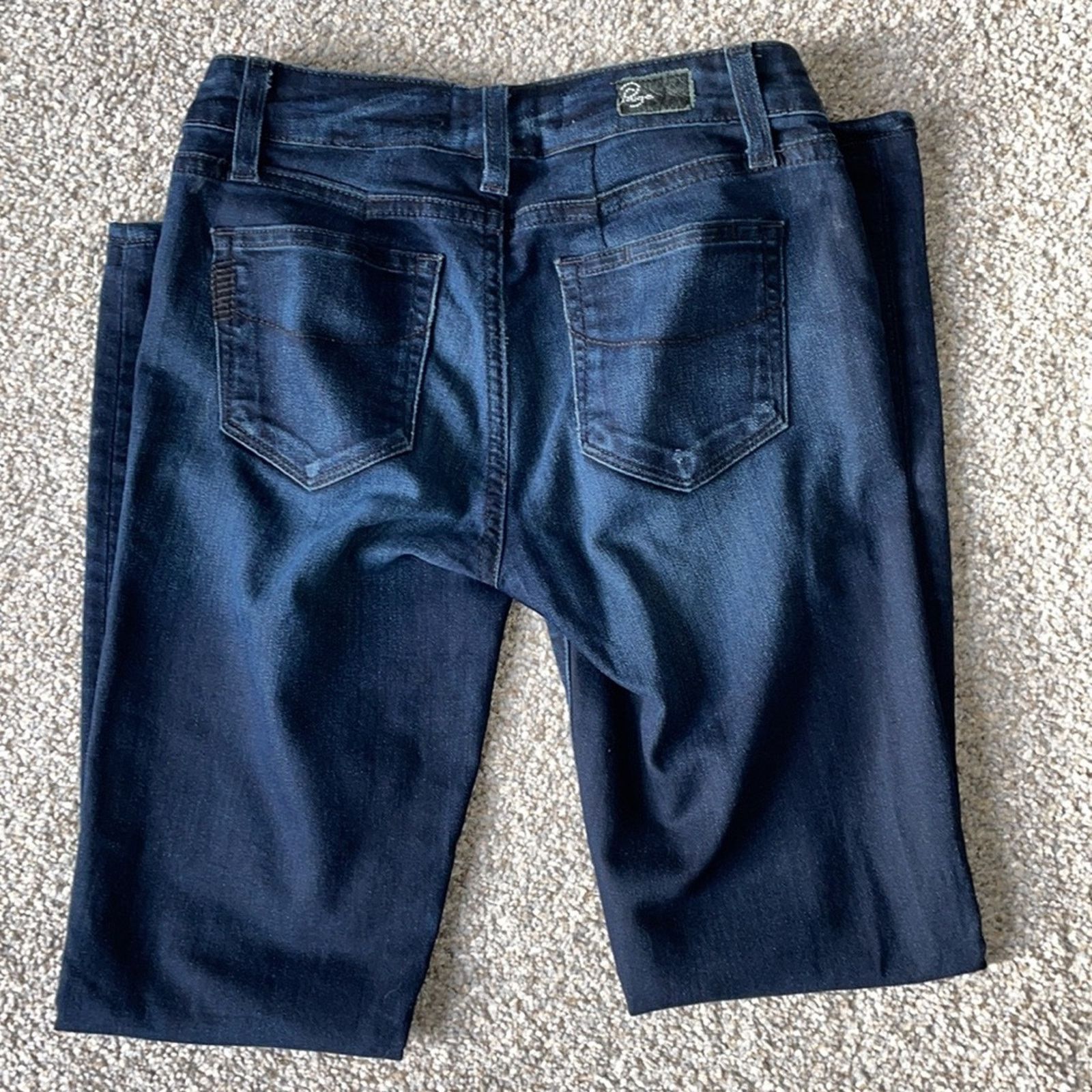 Paige Paige Verdugo Jegging 25 Womens Skinny Jeans Dark Wash Denim Size 26" / US 2 / IT 38 - 4 Thumbnail