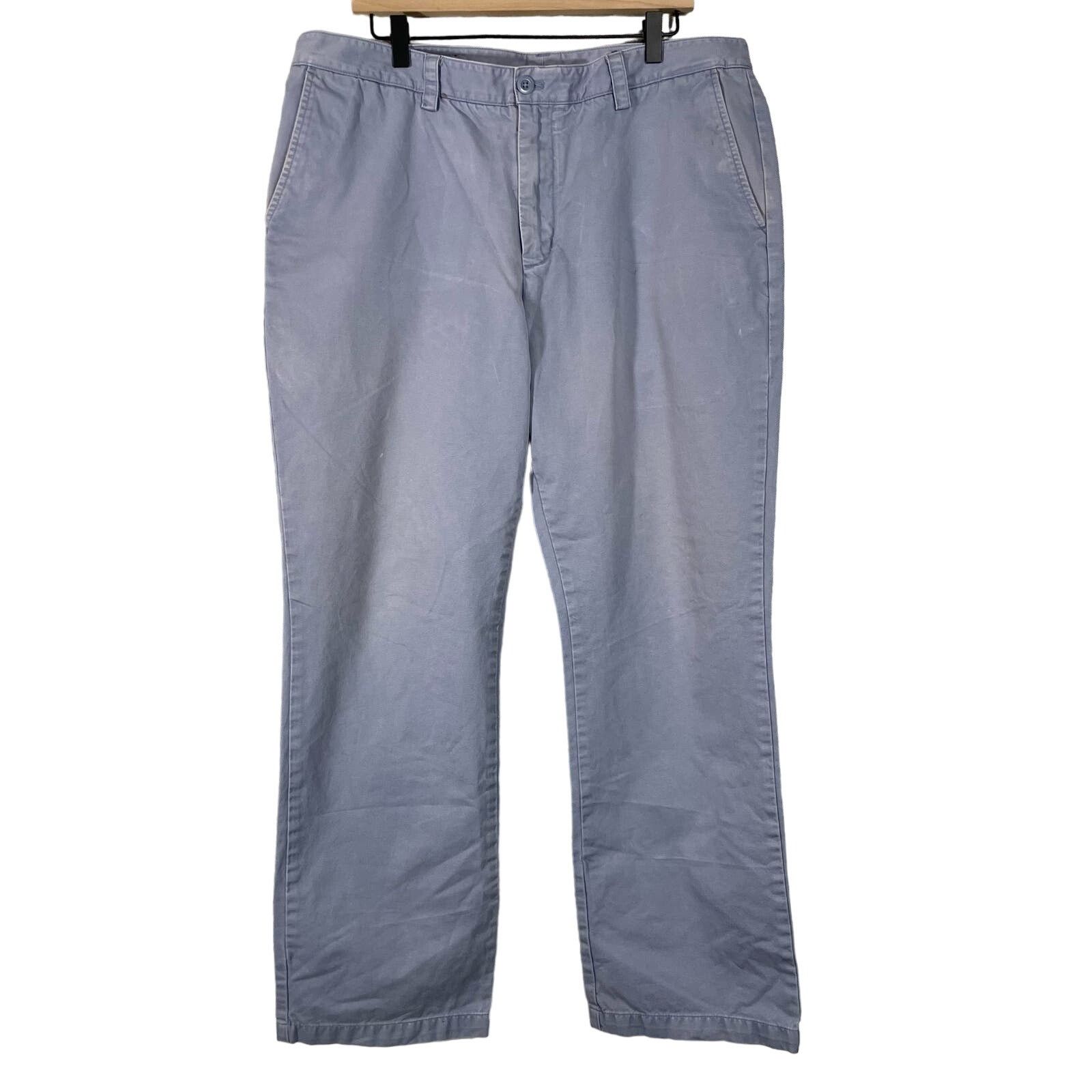 Vineyard Vines Vineyard Vines Men's Collegiate Pants Gray Chinos - Size 38 Size US 38 / EU 54 - 1 Thumbnail