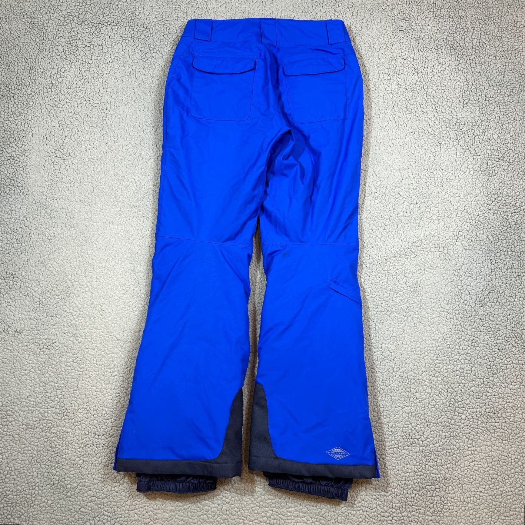 Vintage Columbia Men’s Medium Insulated Ski Snowboard Pants Navy Blue Omni-Heat Snow Pants Waterproof Thermal Pockets Adjustable Waist Winter Sports Mens Size US 31 - 6 Thumbnail