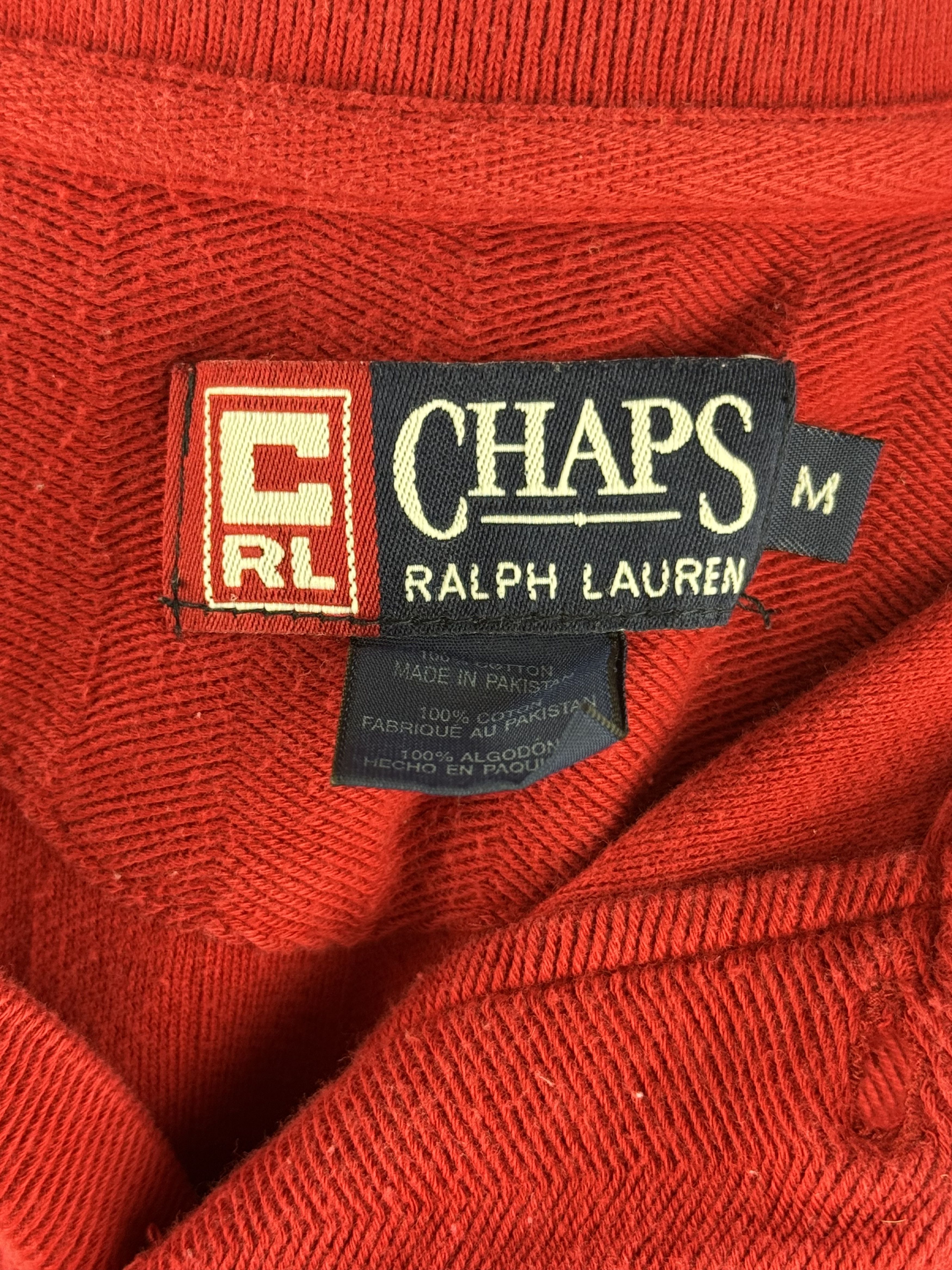 Polo Ralph Lauren VTG Chaps Ralph Lauren Red Crest Logo Polo Shirt Dark Trim Size US S / EU 44-46 / 1 - 5 Thumbnail