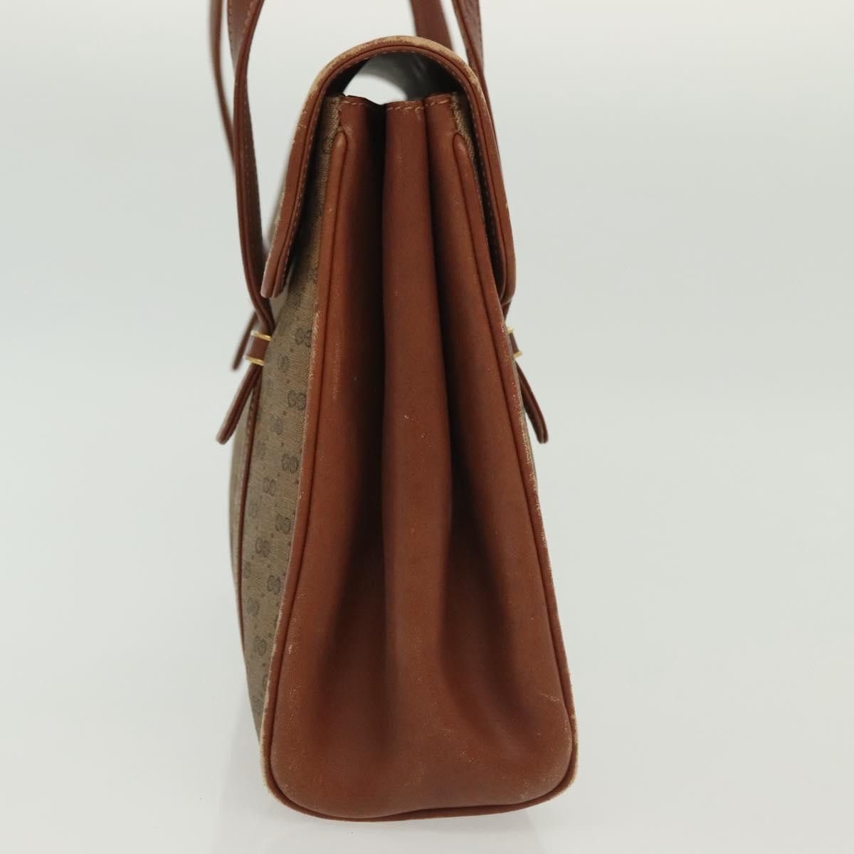 Gucci GUCCI Micro GG Supreme Hand Bag Pvc Beige Gold 000 46 000 46 Size ONE SIZE - 4 Thumbnail