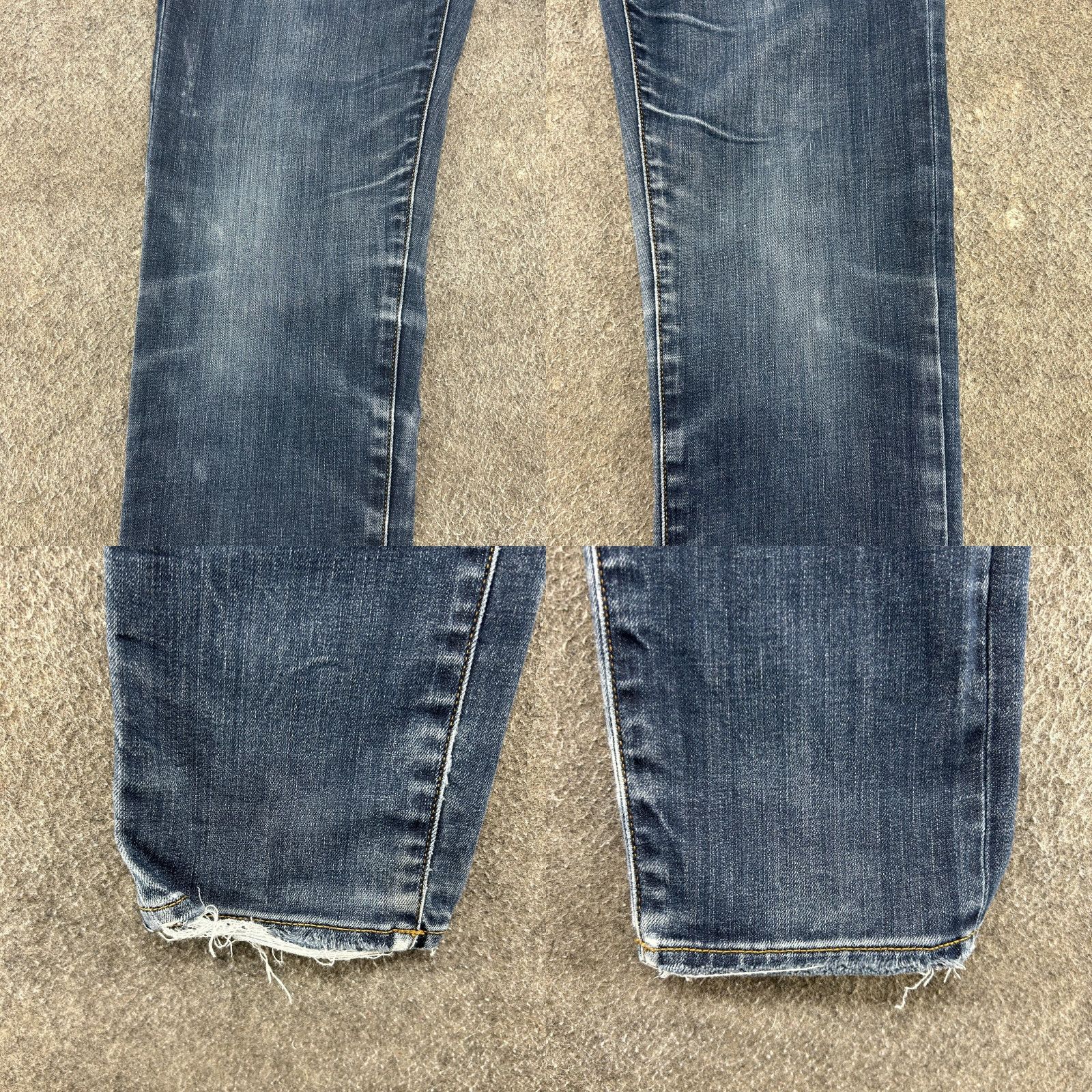American Eagle Outfitters American Eagle Outfitters Jeans Mens 30x34 Blue Distressed Slim Straight Leg Dark Denim 5-Pocket Distressed Slimming Men Size US 30 / EU 46 - 8 Thumbnail