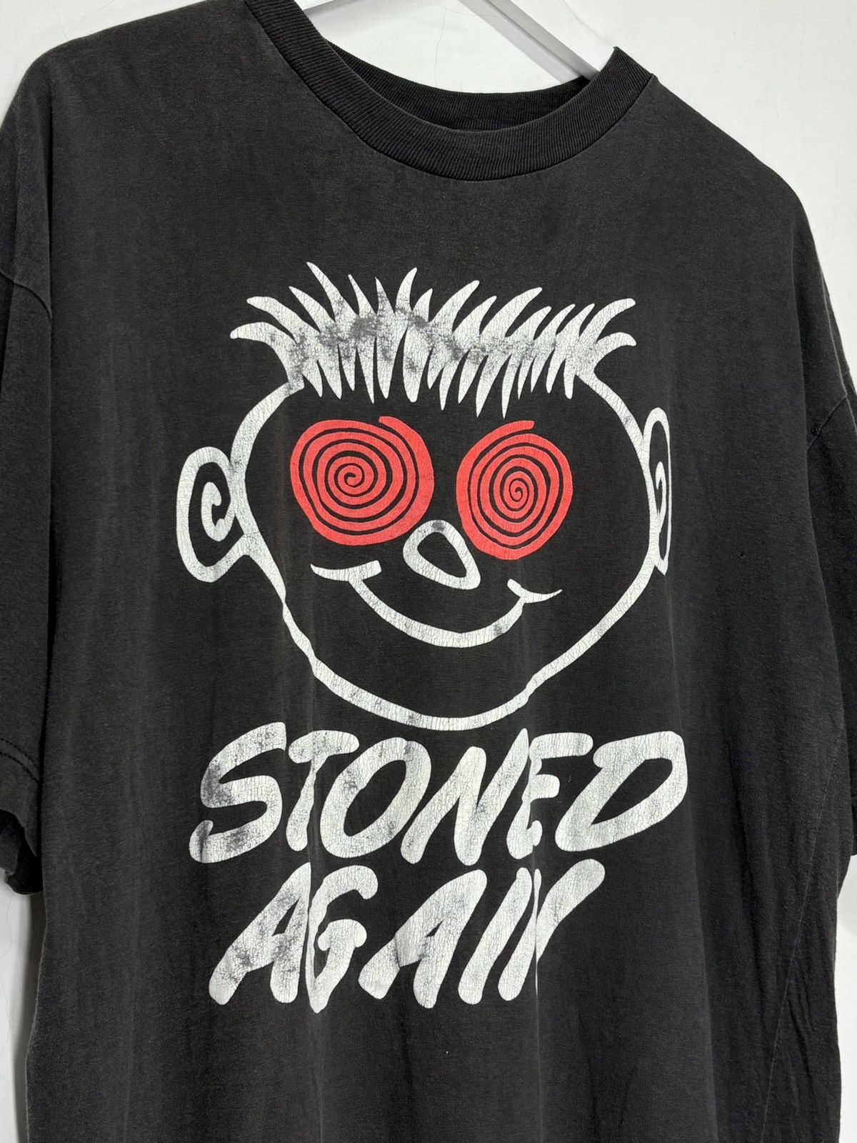Vintage Vintage Stoned Again 420 Weed acid T-shirt Tee Size US XL / EU 56 / 4 - 3 Thumbnail