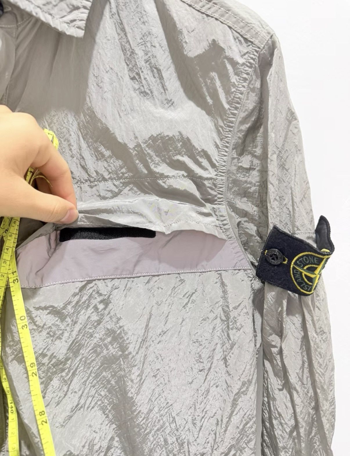 Stone Island 【STONE ISLAND】23SS Metal Nylon Jacket in Light Gray Size US L / EU 52-54 / 3 - 5 Thumbnail