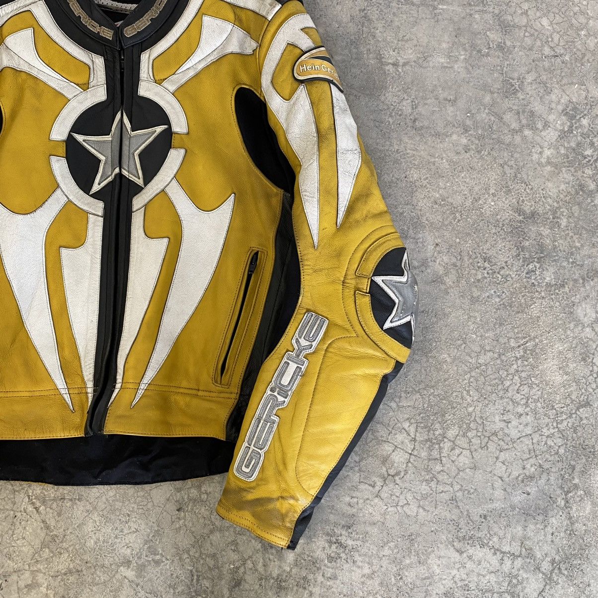 Hein Gericke Vintage Hein Gericke Boxy Dirty Moto Leather Jacket Size US M / EU 48-50 / 2 - 7 Thumbnail