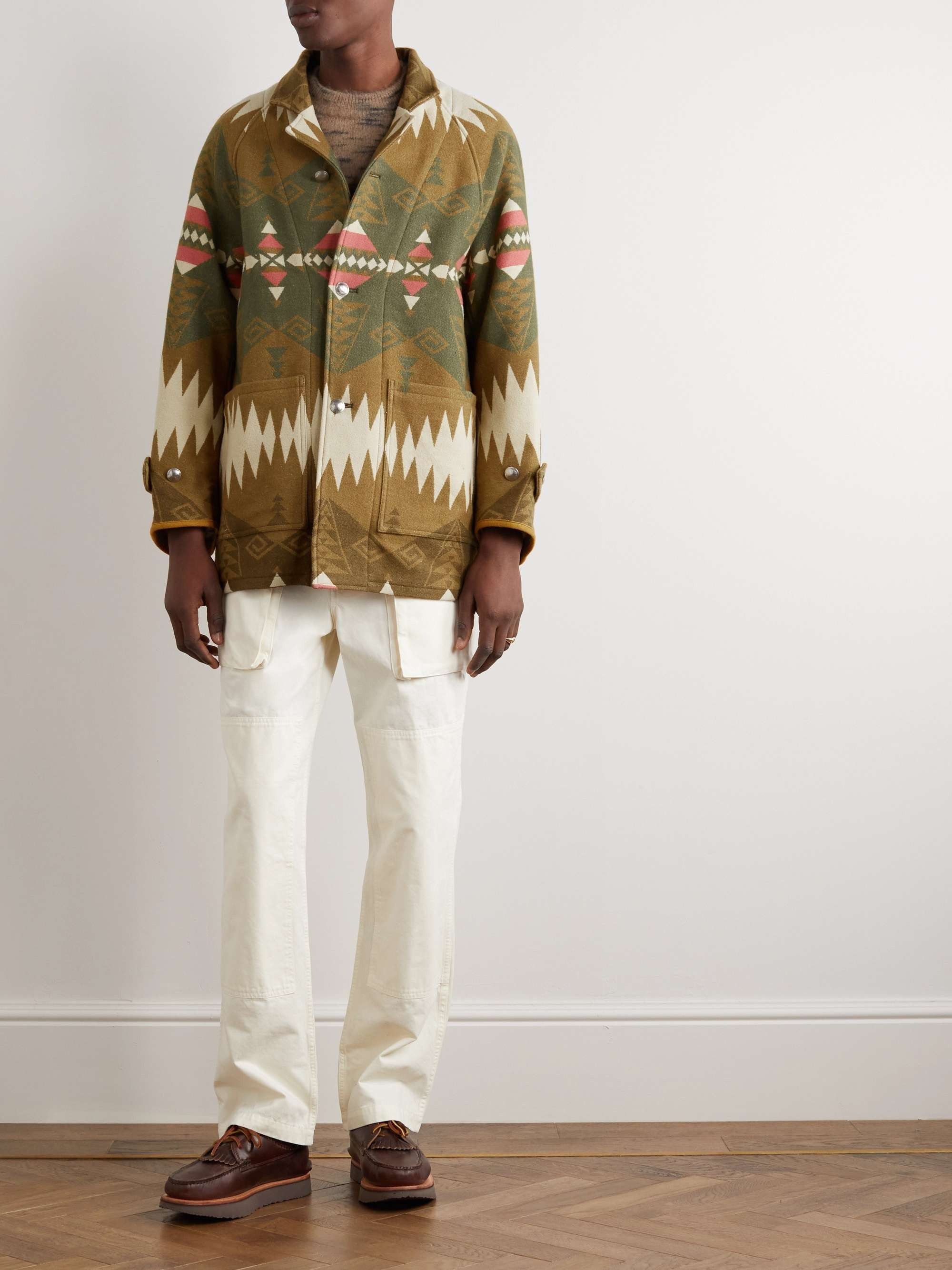 VISVIM HOPILAND COAT NATIVE BLANKET