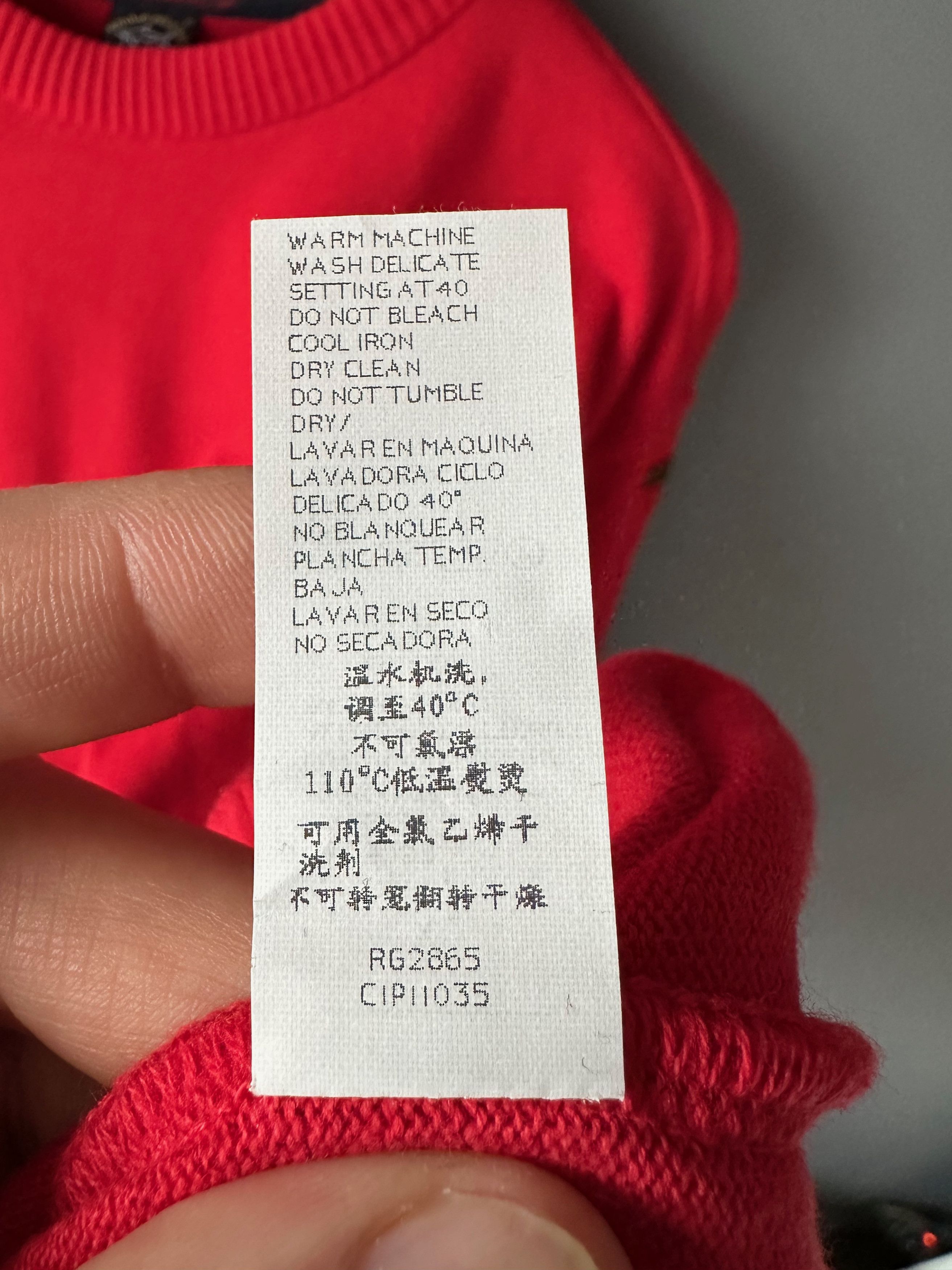 Paul & Shark Paul & Shark Bretagne Light Crew Neck Sweater Red Jumper Size US XL / EU 56 / 4 - 9 Thumbnail