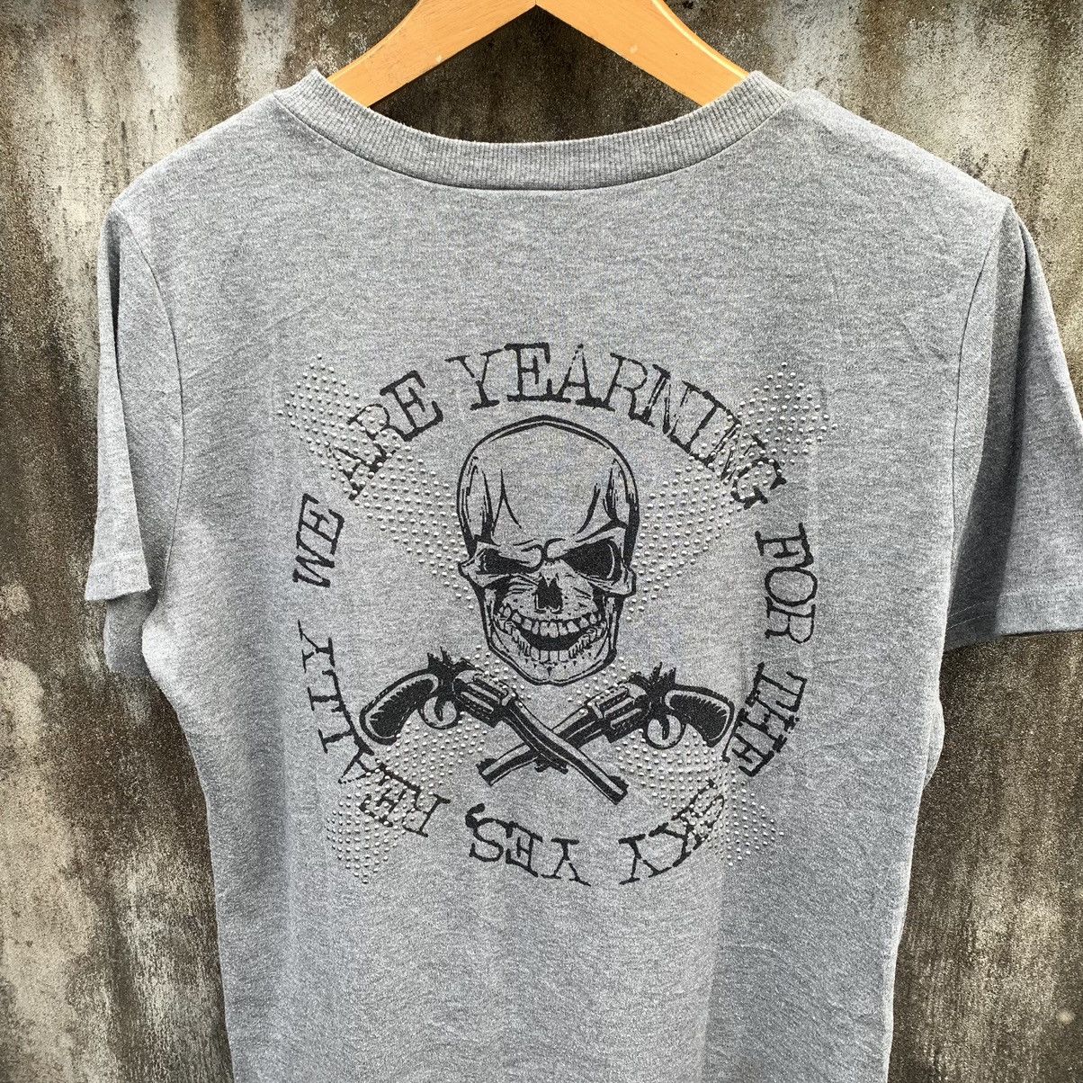 Japanese Brand JAPANESE GOTHIC POEM SKULL WITHOUT MEET TSHIRT PUNK STYLE Size US M / EU 48-50 / 2 - 4 Thumbnail