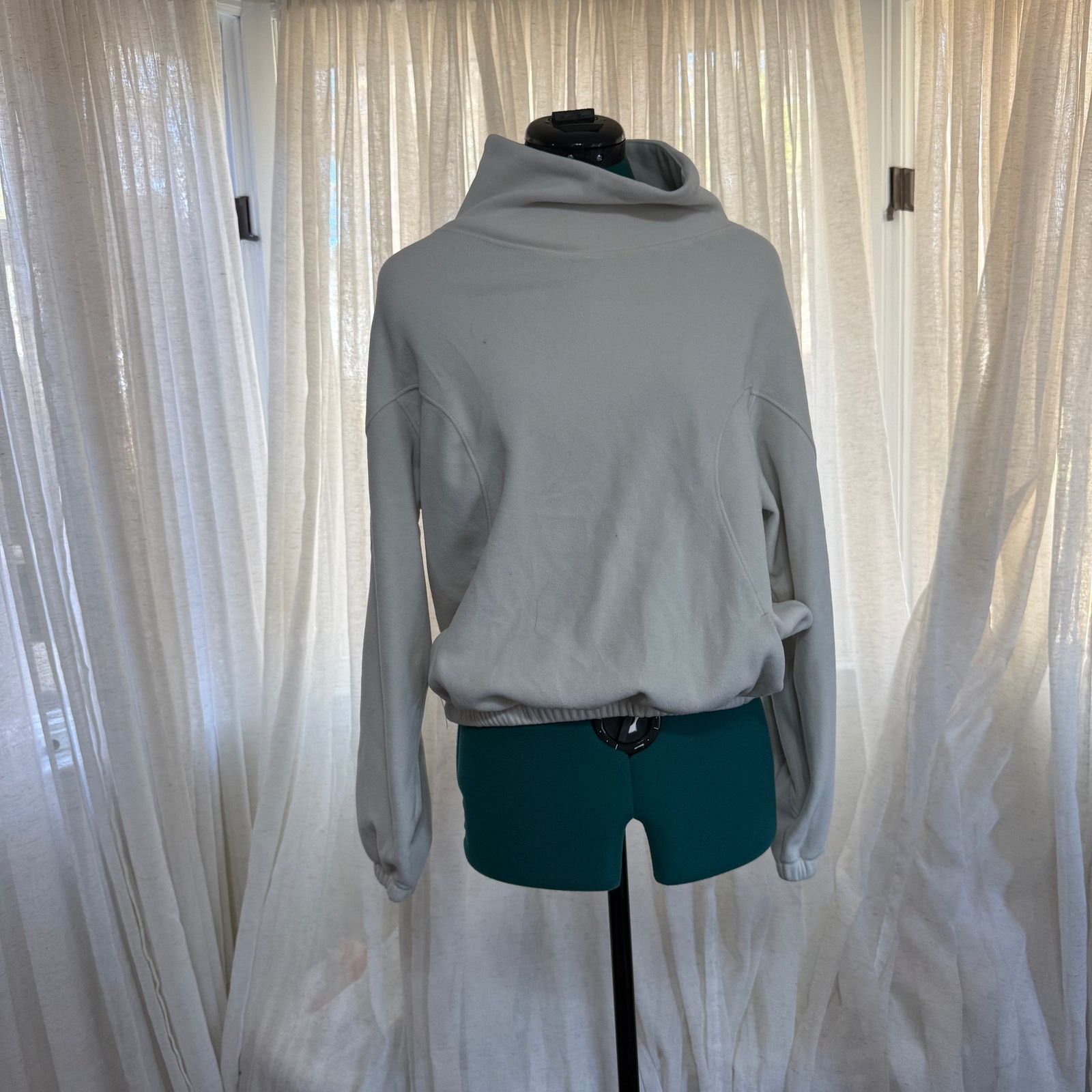 Other Apana Pale Yellow Cowl Neck Sweatshirt | Sz S Size S / US 4 / IT 40 - 2 Thumbnail