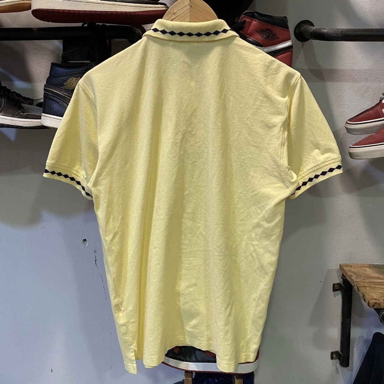 Yves Saint Laurent Vtg YSL Yves Saint Laurent Pour Homme Polo Tee Size US M / EU 48-50 / 2 - 2 Thumbnail