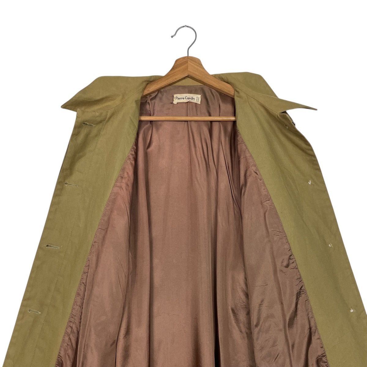 Pierre Cardin Vintage 70s Pierre Cardin Paris Trenchcoat Size L / US 10 / IT 46 - 13 Thumbnail