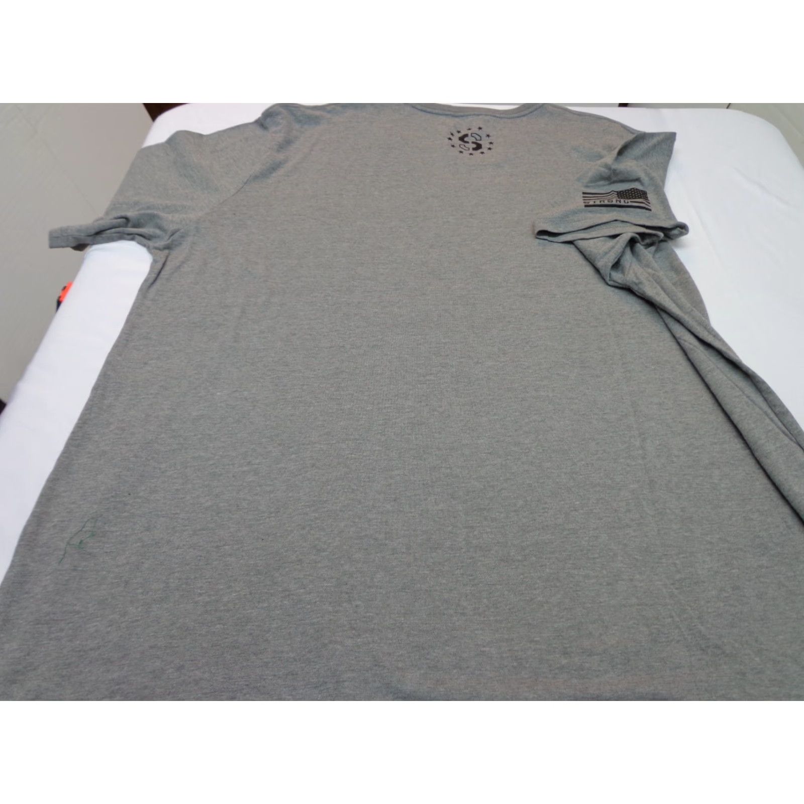Vintage STRONG by Lincoln Outfitters Control Max Performance Gear T-shirt 3XL Gray Short Sleeve Crew Neck Men, Graphic Print, Cotton Polyester, Regular Fit Size US XXL / EU 58 / 5 - 7 Thumbnail