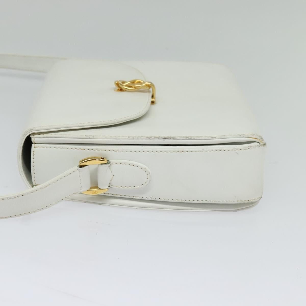 Gucci GUCCI Shoulder Bag Leather White Gold Size ONE SIZE - 3 Thumbnail
