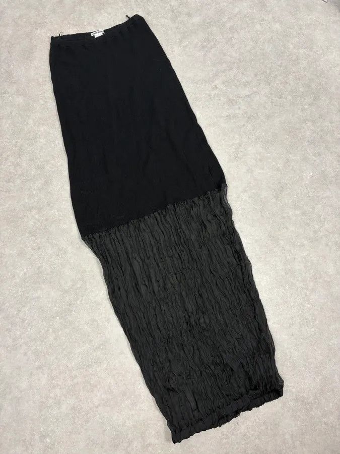 Issey Miyake 2000s Issey Miyake Black Pleated Dress Size M / US 6-8 / IT 42-44 - 4 Thumbnail