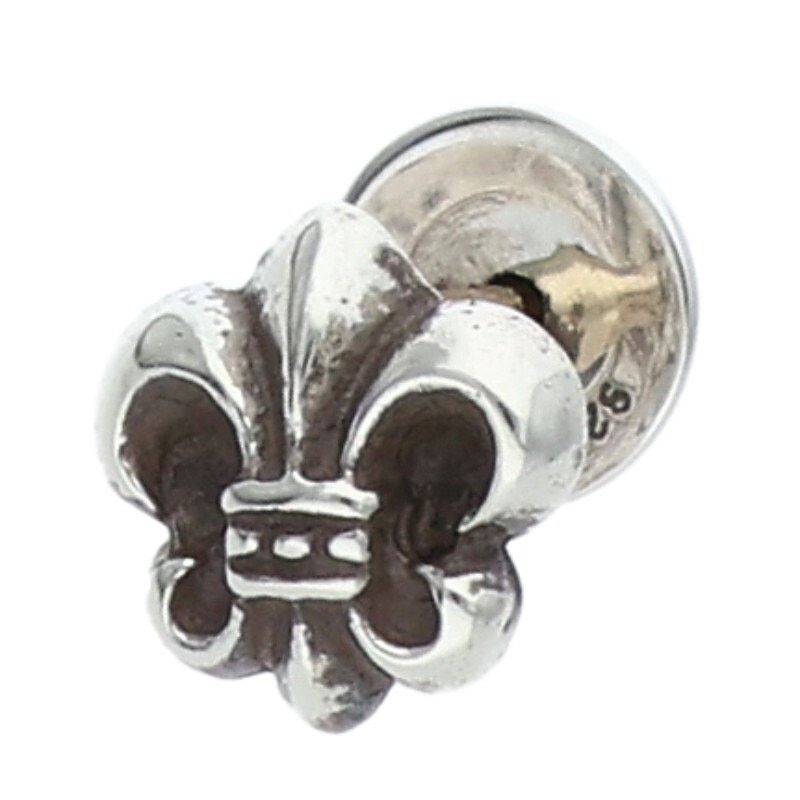 Chrome Hearts Chrome Hearts Flare Stud Silver Earring Size ONE SIZE - 1 Thumbnail