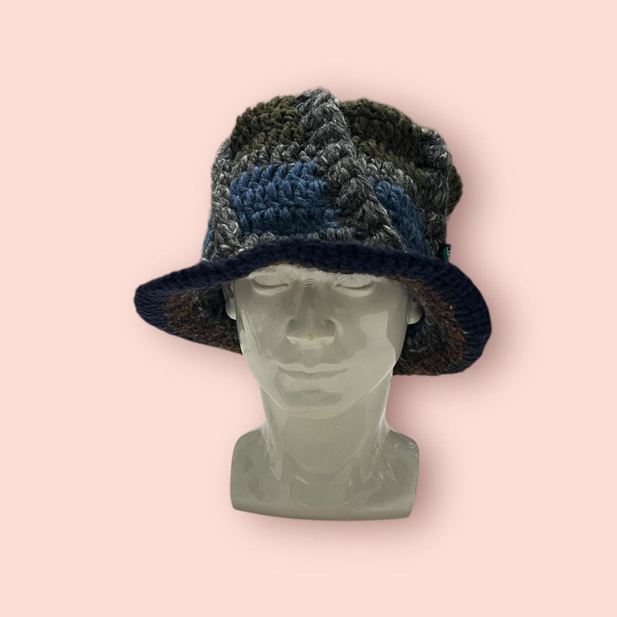 14th Addiction × Japanese Brand × Vintage VINTAGE LIGA FELIZ JAPAN CROCHET KNITTED BUCKET HAT Size ONE SIZE - 11 Thumbnail