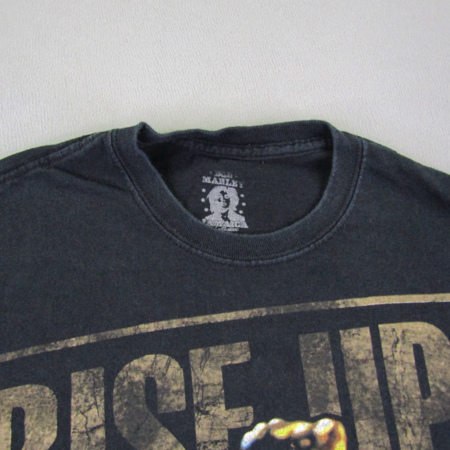 Vintage VINTAGE Bob Marley Shirt Mens Small Black Rise Up Jamaica Roots Reggae Rasta T-Shirt Size US S / EU 44-46 / 1 - 2 Thumbnail