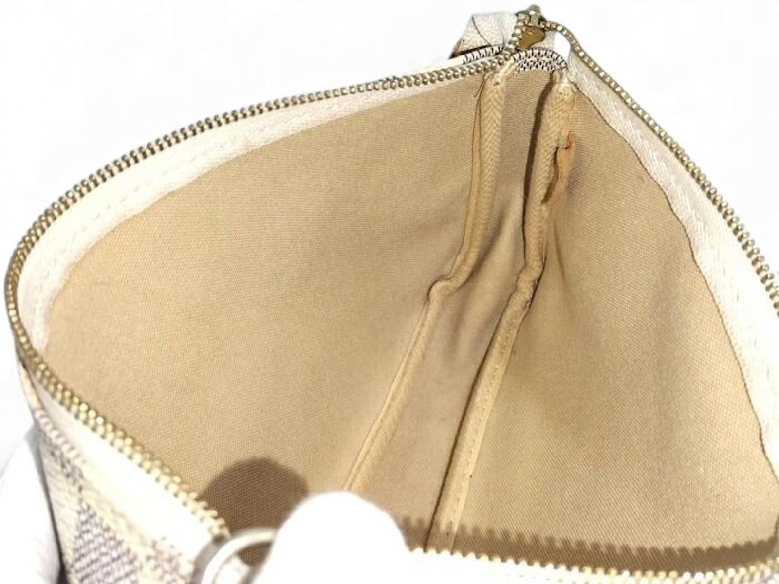 Louis Vuitton Louis Vuitton - Damier Azur Canvas Pochette Shoulder Bag Size ONE SIZE - 6 Thumbnail