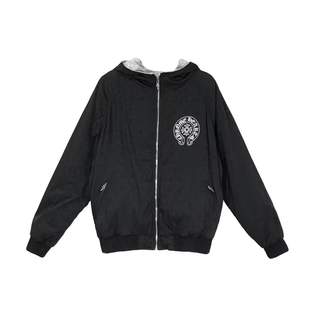 Chrome Hearts Chrome Hearts Tonal Monogram Horseshoe Logo Zip Up Hoodie Size US L / EU 52-54 / 3 - 1 Thumbnail