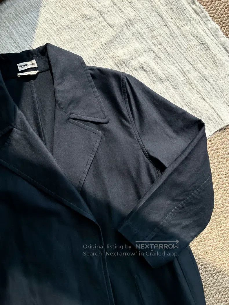 Hermes Hermes Margiela Era Classic Black Double F Logo Coat - Bla Size S / US 4 / IT 40 - 5 Thumbnail