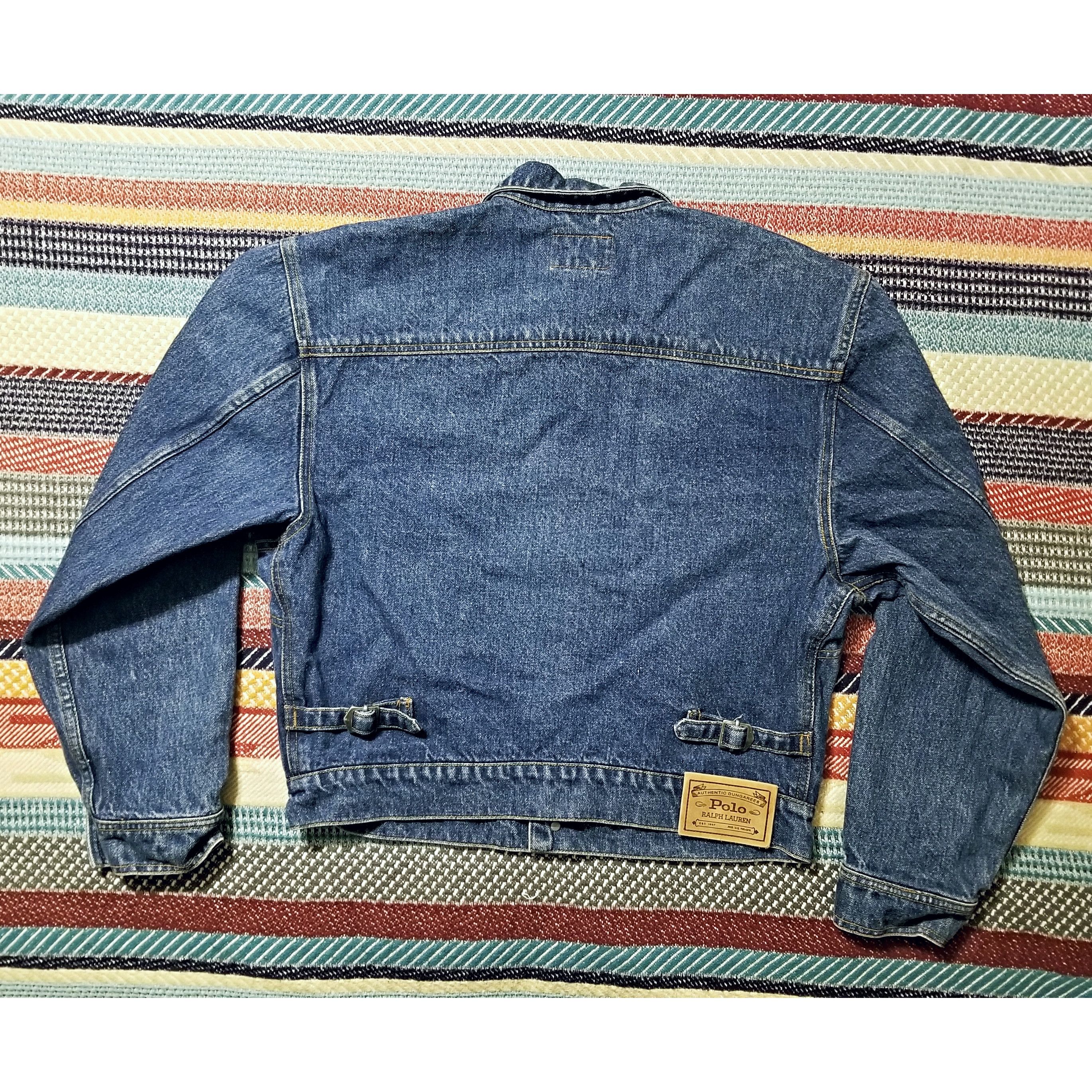 RRL Ralph Lauren VINTAGE 90s POLO RALPH LAUREN DENIM JACKET- WOMEN'S SIZE MED Size M / US 6-8 / IT 42-44 - 12 Thumbnail