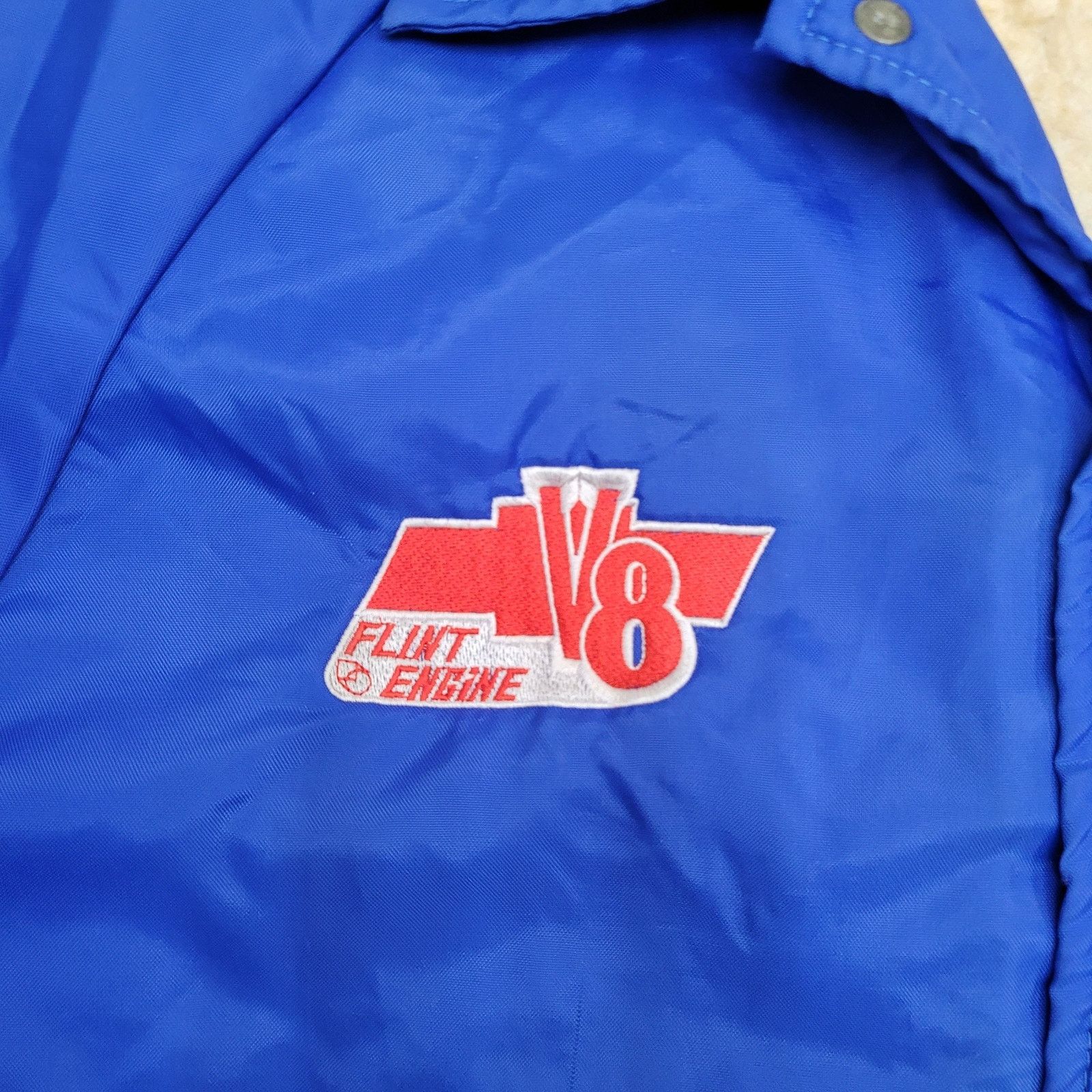 Vintage Vintage 70s Chevy Jacket L/XL 26x30 Baggy Lined Size US XL / EU 56 / 4 - 12 Thumbnail