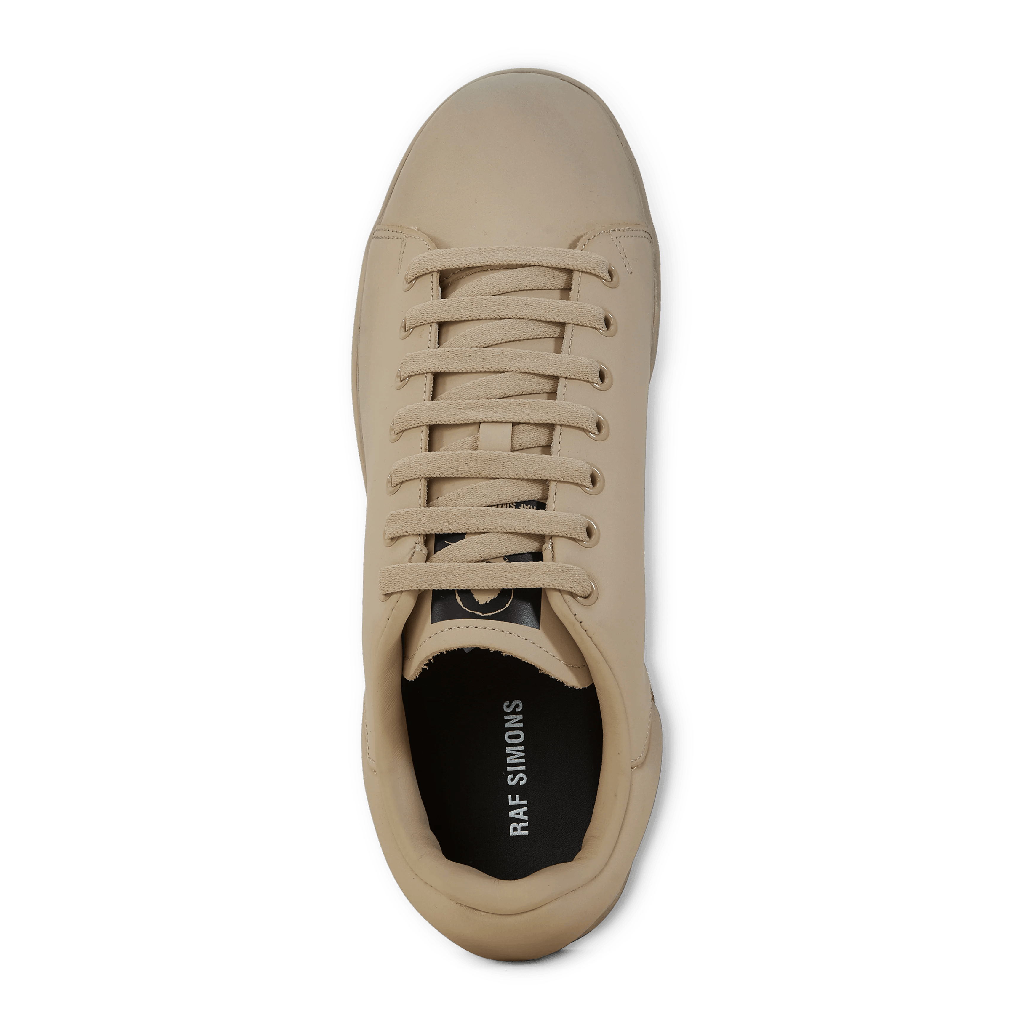 Raf Simons o1y0325 Logo Low-Top Sneakers in Beige Size US 9 / EU 42 - 4 Thumbnail