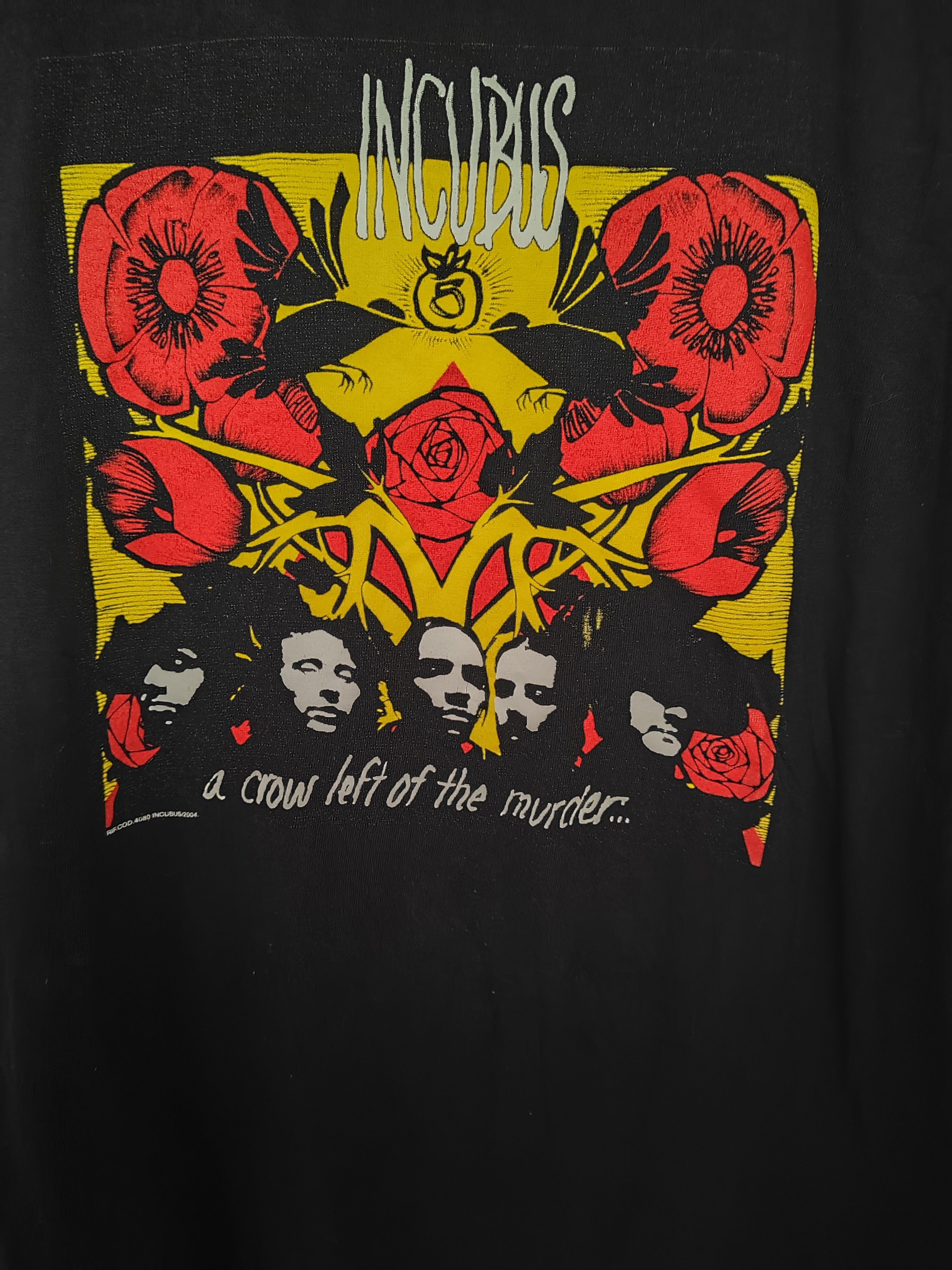 Band Tees × Japanese Brand Incubus – A Crow Left of the Murder Vintage Style Band Tee Size US M / EU 48-50 / 2 - 2 Thumbnail
