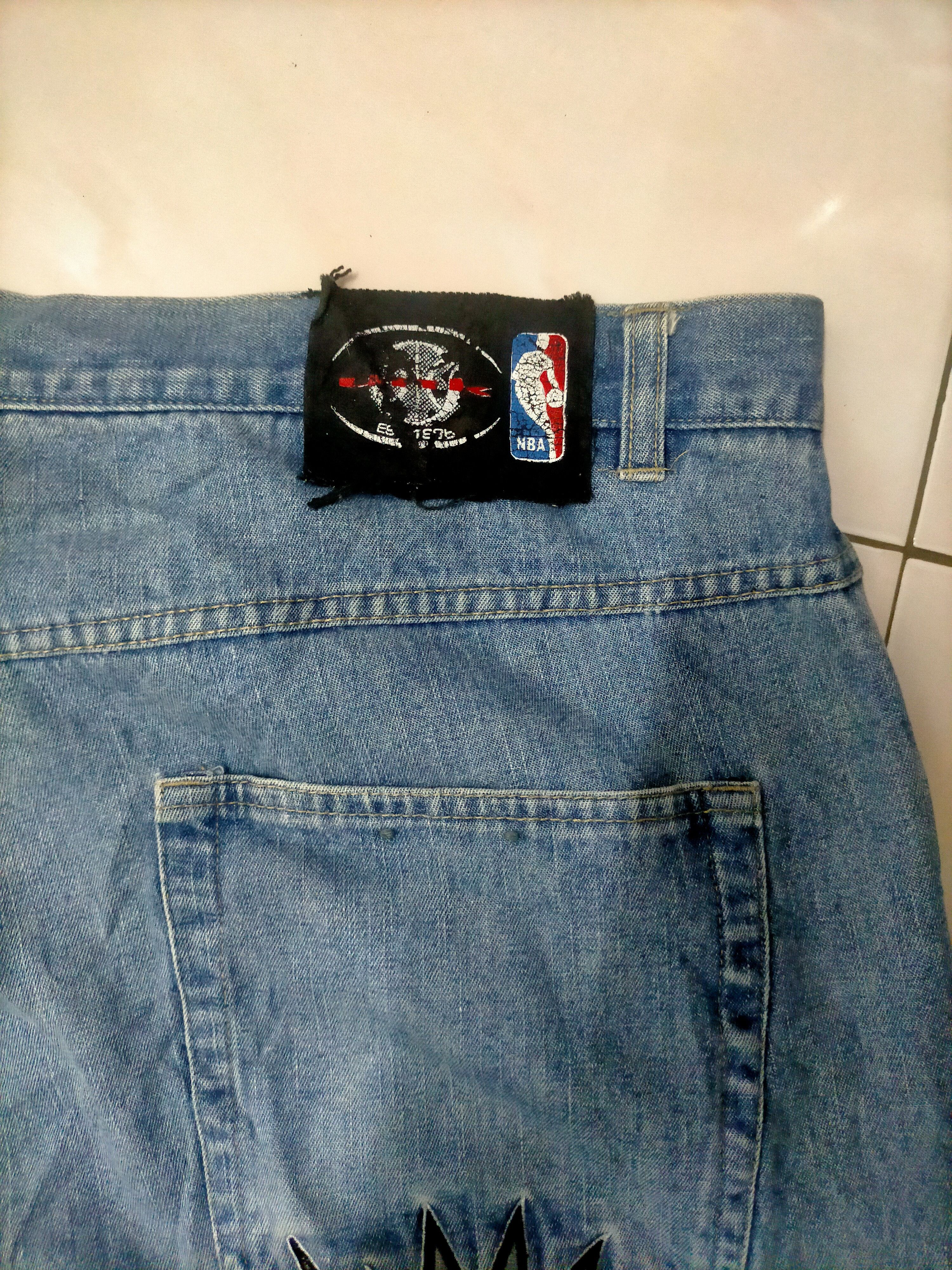 NBA × Vintage Vintage UNK NBA Jeans Size US 38 / EU 54 - 7 Thumbnail