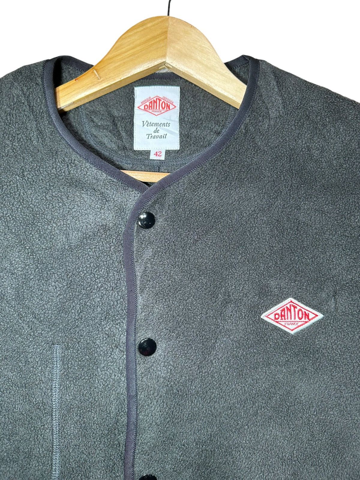 Danton Danton Collarless Fleece Jacket Size US XL / EU 56 / 4 - 3 Thumbnail