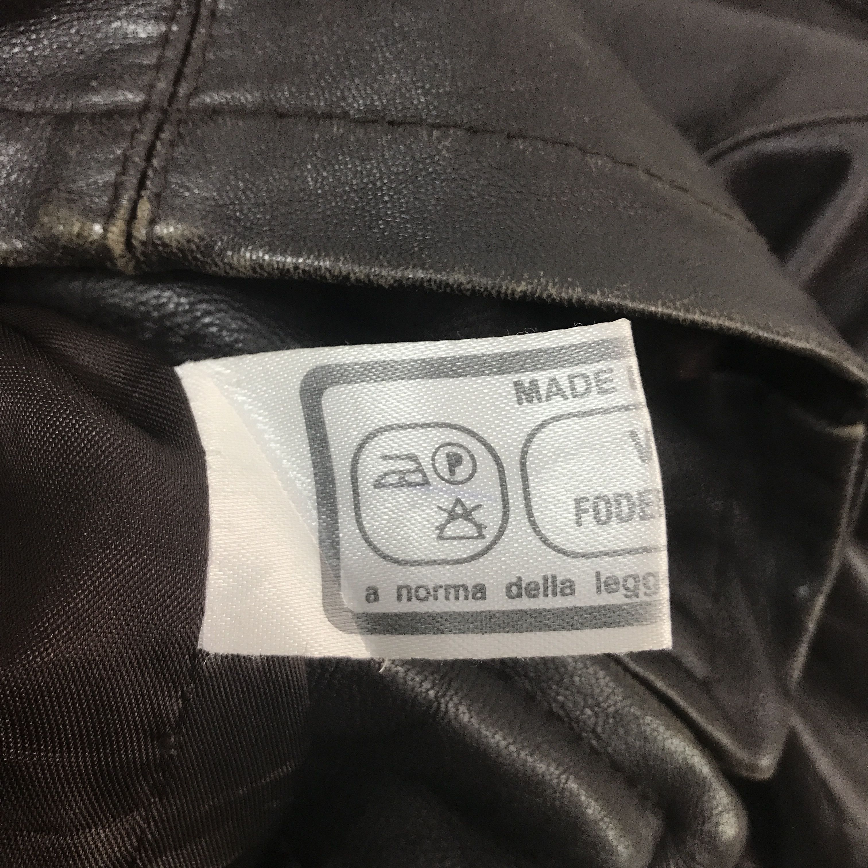 Leather VINATGE PIEROTUCCI LEATHER ZIPPER JACKET Size US L / EU 52-54 / 3 - 14 Thumbnail