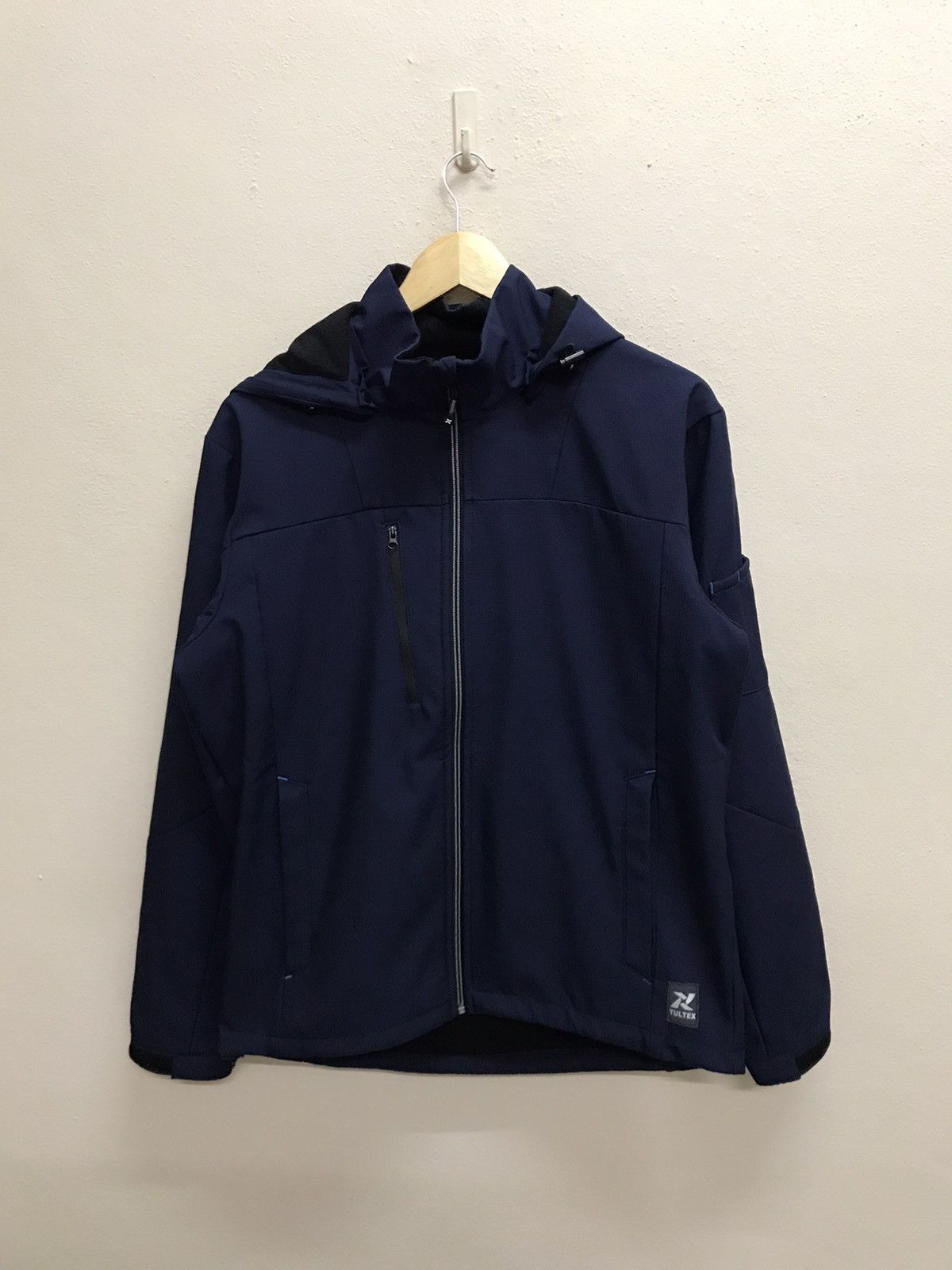 Japanese Brand Tultex Stretchable Elastic Fabric Outdoor Jacket Hoodie Size US M / EU 48-50 / 2 - 17 Thumbnail