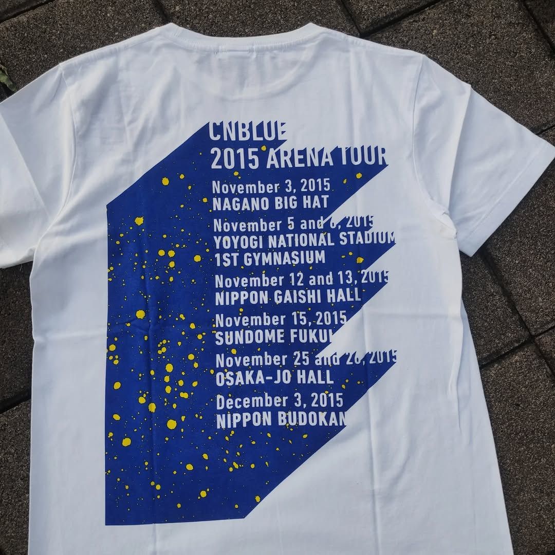 Band Tees CNBLUE Japan Tour 2015 Tee Size US M / EU 48-50 / 2 - 5 Thumbnail