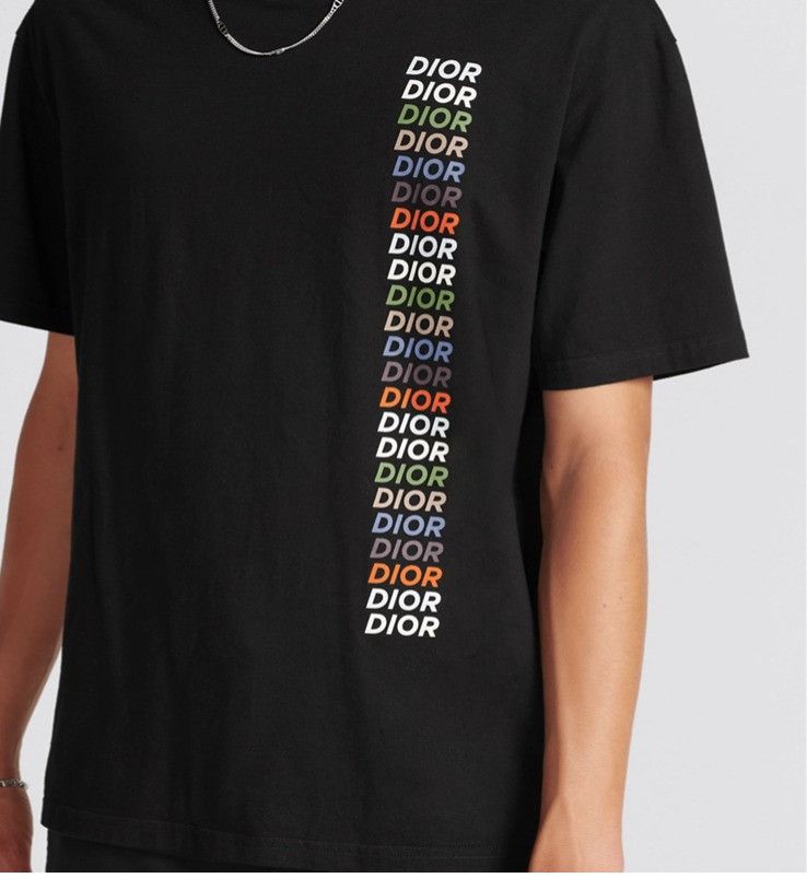 Dior o1w1db11024 Relaxed-Fit T-Shirt in Black Size US L / EU 52-54 / 3 - 5 Thumbnail