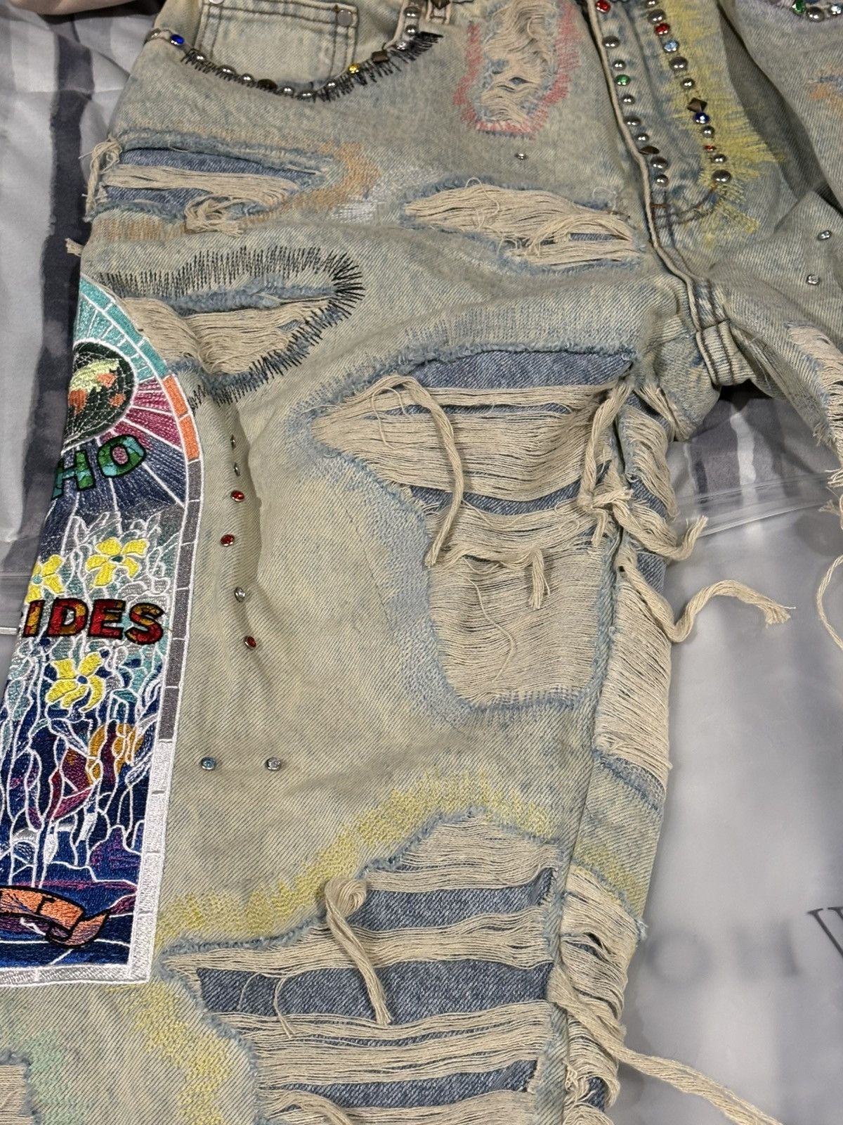 Who Decides War Ev Bravado Who Decides War Stud Distressed Denim Size US 36 / EU 52 - 6 Thumbnail