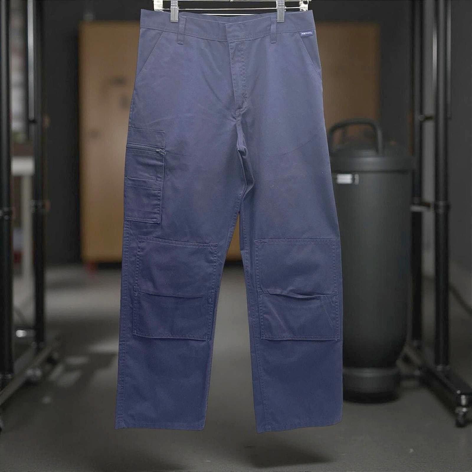 Other PORTWEST Men's Navy Cargo Work Pants - Size 32,34,36 & 38 Size US 34 / EU 50 - 1 Thumbnail