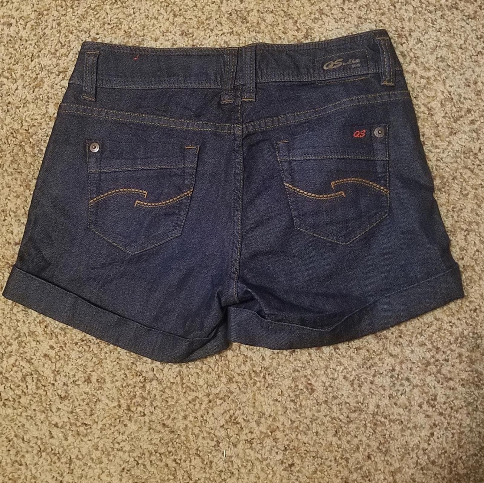Cartier Catie Slim Low Blue Denim Shorts Size 10 Size 32" / US 10 / IT 46 - 1 Thumbnail