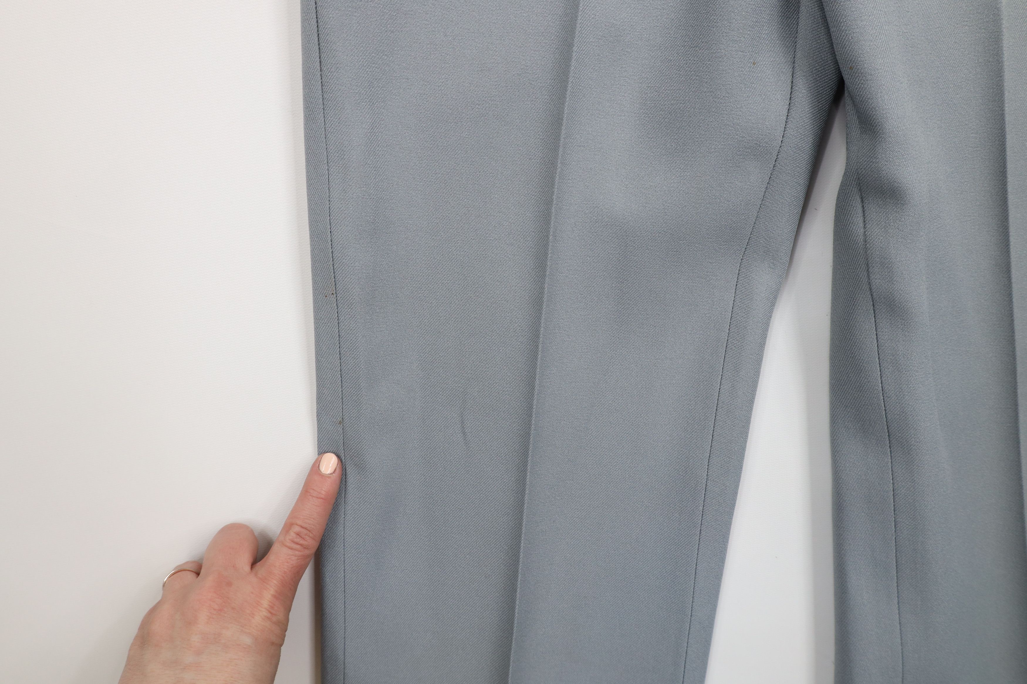 Vintage Vintage 70s Streetwear Knit Flared Wide Leg Chino Pants USA Size US 28 / EU 44 - 6 Thumbnail